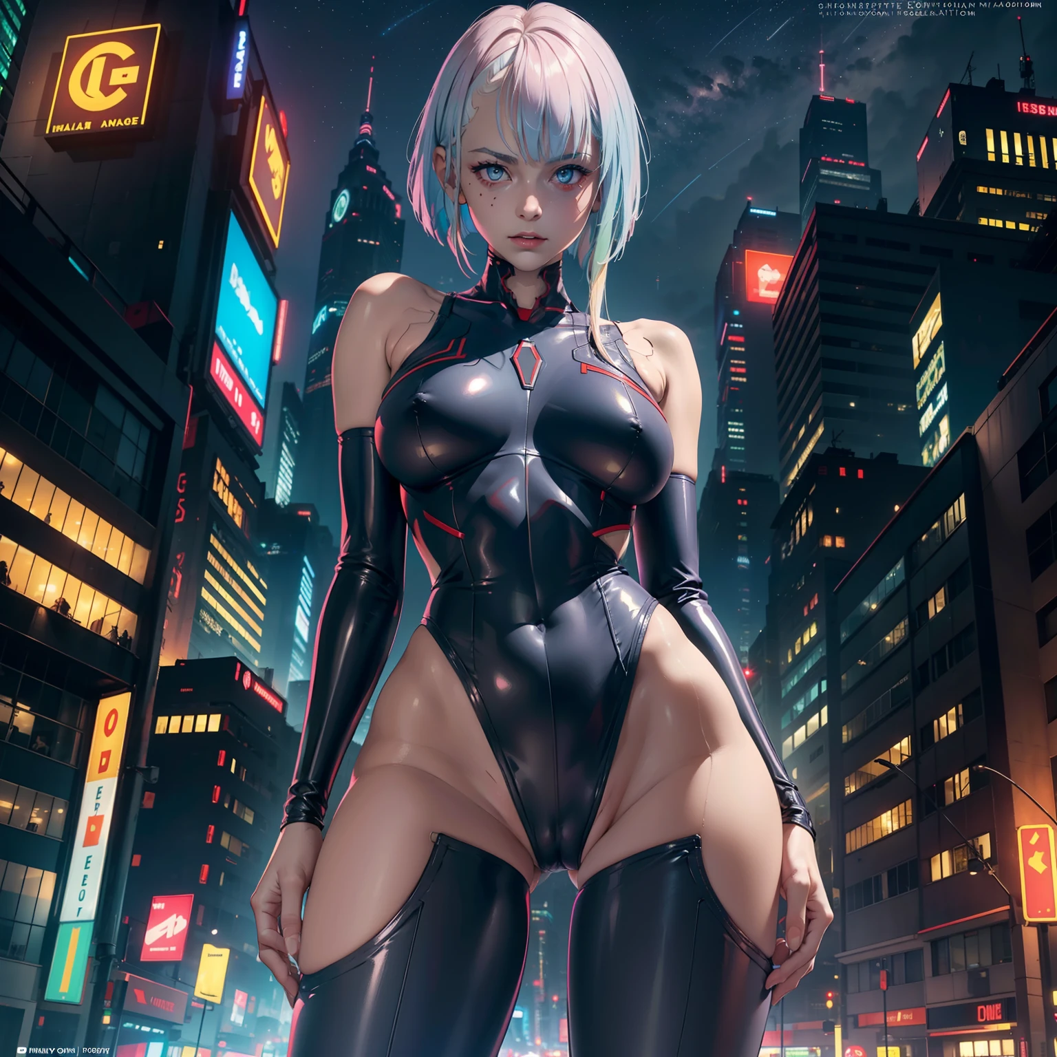 Hyper realistic super detailed sexy woman, 1 girl, NSFW, Very detailed, expressions faciales sexy, seductive facial expressions, [:(Face detail: 1.4): 0.4], 16K resolution, 4k resolution, dinamic lighting, High definition resolution, (sexy pose, Position attrayante), (hyper realistic: 1.4), (back light: 1.2), (sun light: 1), (pleine hauteur: 1.8),(contrasting background: 1.5), (Anatomy of the hyperrealistic arm), (Hyperrealistic anatomy of the legs), (peau propre), (lighting cinematic: 1.7), (intime), (Technologie NVIDIA RTX Ray Tracing), (Anatomy of the hyperrealistic arm: 2), (Ventre plat parfait), (image couleur), edgABT_woman, ,edgABT_body, edgABT_(cosplay outfit), edgABT_face, latex cat suit, zip up, smile, string choker, cat ear, ((latex full bodysuit)), (from below:0.65), (exposing bare breasts:1.6), small breasts, ((detailed areolae)), detailed nipple, kneeling, posing for photo, spreading legs, thin legs, bokeh, depth of field, intricate detailed background, outdoor, sky scraper, (night:1.6), neon light, roof top, ((masterpiece)), best quality, absurdres, nsfw, photo-realistic, a beautiful woman, (perfect detailed face), detailed eyes, detailed mouth, detailed pale skin, black hair, fascinating, seductive, alluring, mature face, bangs,
