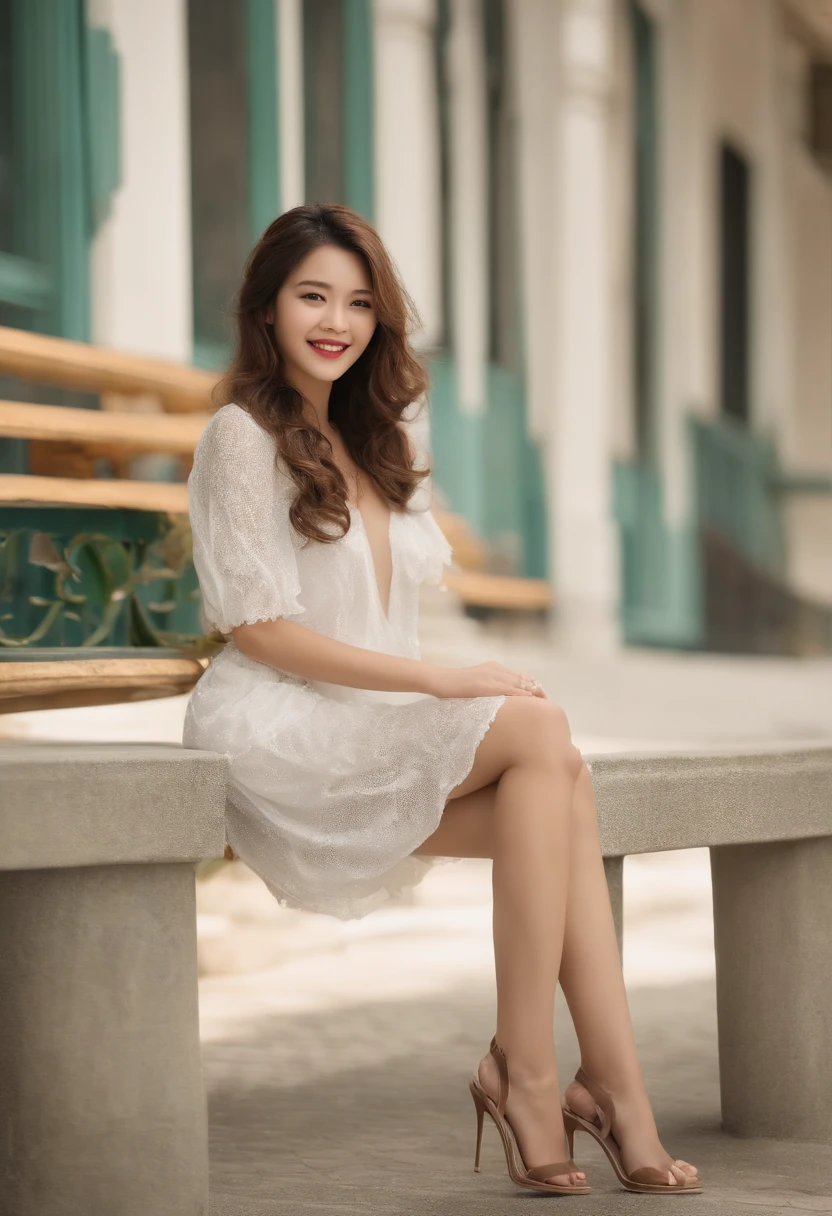 (8k, 超A high resolution, best quality, masutepiece:1.2),(18 anos:1.2)、(sorriso enorme)、(Desviar o olhar)、8k、Retrato RAW da japonesa、Fotorrealista、超A high resolution、qualidade superior、 (peito enorme, clivagem:1.5),(curativo、roupas estudantis、Camisa Cortadora Branca Pura、Confira Mini Saia Pississada::1.5)、(de baixo:1.2)、Espalhe bem a virilha、Pernas em forma de M、Put your hands behind your head、(Panchira:1.5)、(Convenience store parking:1.4) quebrar (textura natural da pele、pele detalhada、Hiper-realismo、Ultra nitidez)、detalhes intrincados、profundidade de campos、Japan's idol system、hposing Gravure Idol、Seios estourados、cabelos pretos longos、abertura da coxa、mamas voluptuosas、clivagem da mama、Talvez、olho grande、franja、Cilia、Double Sharp、olhar encantador、abertura das pernas、meninacola、Camisa cortadora、tie on the neck、Full view of pants、agachamento、nudez