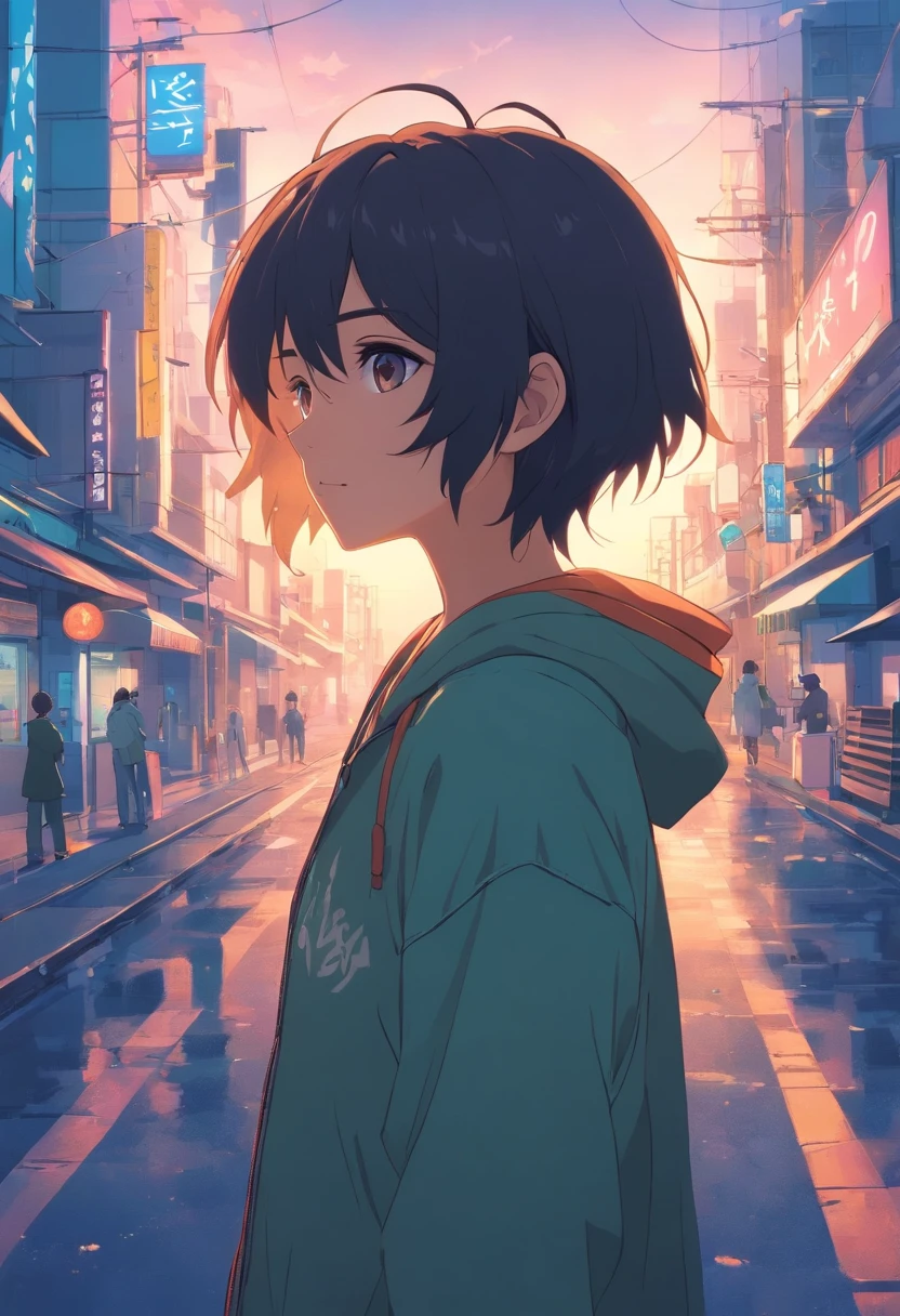 O Corvo, homem, messy hair, alice cooper, hard rock, Rockstar, hood on head,manga, anime, lo gothic, olhos vermelhos, olhar desafiador, Futuristic, magia negra, villain character, efeitos de luz. Scenery is a show, luzes e flashs