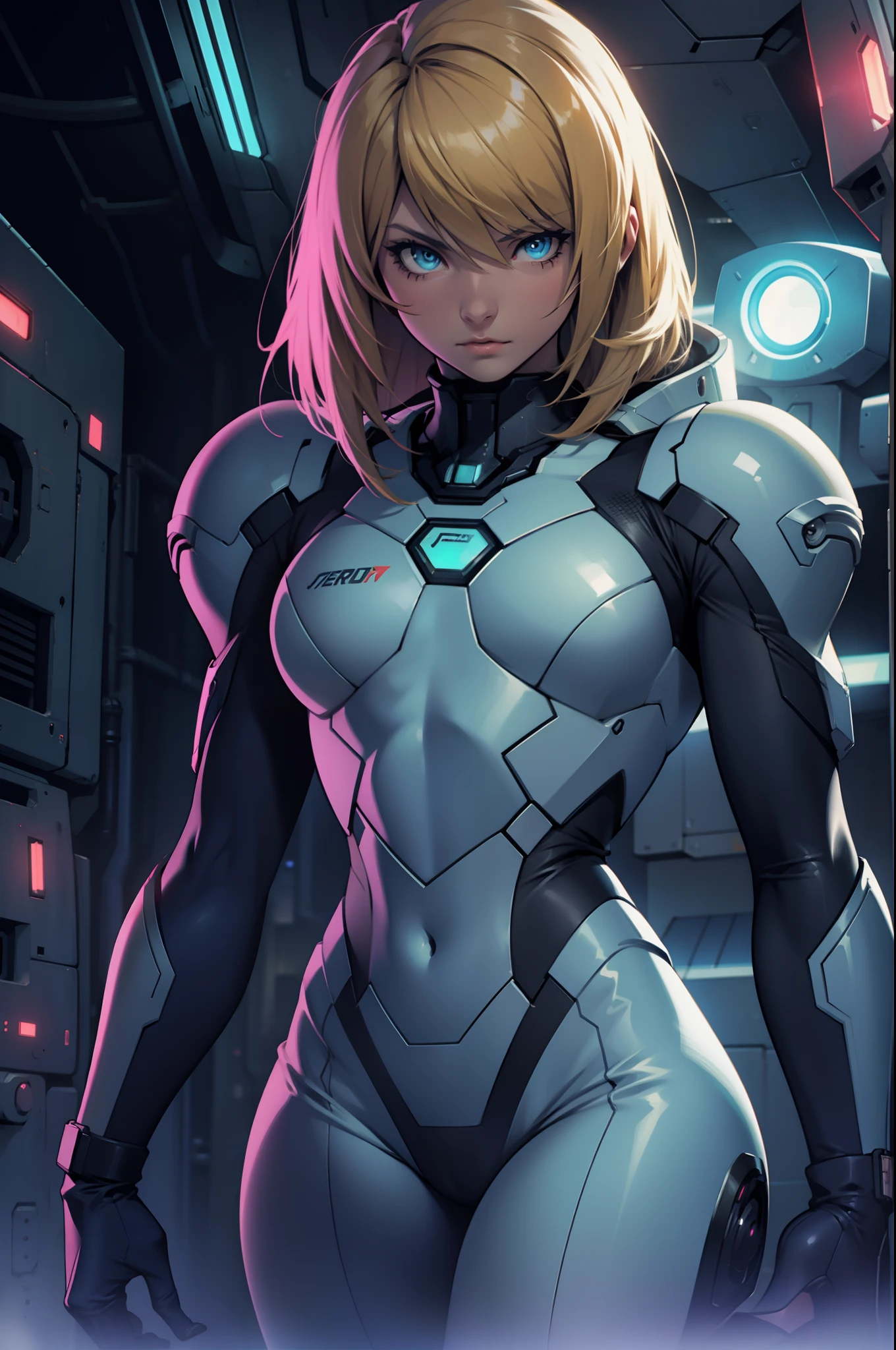 samus aran 1 girl solo (dark atmosphere)