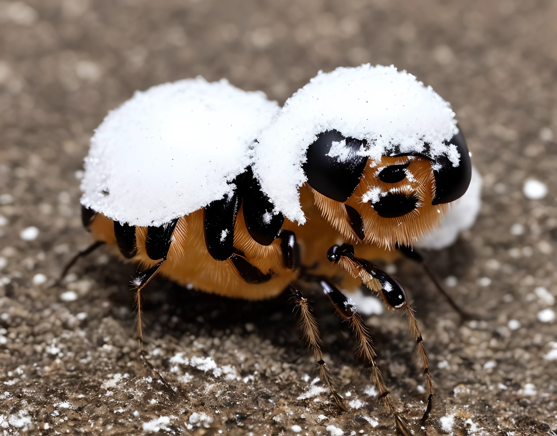 Formiga na neve