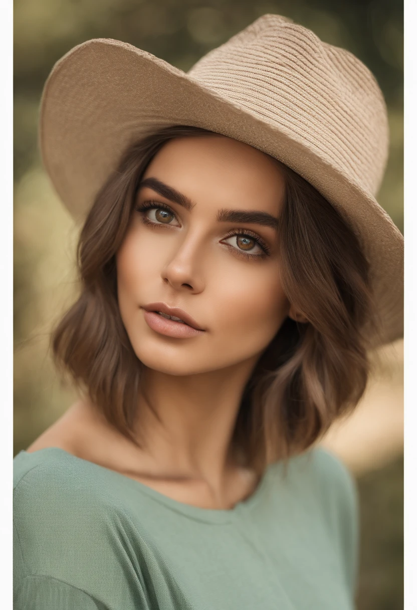 Arafed Mujer con una camiseta blanca sin mangas y un collar, Chica sexy con ojos verdes, Retrato Sophie Mudd, brown hair and large eyes, selfie de una mujer joven, Ojos del dormitorio, Violeta Myers, sin maquillaje, Maquillaje natural, staring directly into camera, cara con artgram, maquillaje sutil, Impresionante foto de cuerpo completo, penetrantes ojos verdes, beautiful angle, Pose atractiva, Cute little girl, pose sexy, Imagen de cuerpo entero, cuerpo completo, full body shoot, Diosa morena, High detail, Pose satisfecha, pantalones de cuero, con lentes negros y sus tetas se marcan un poco mas