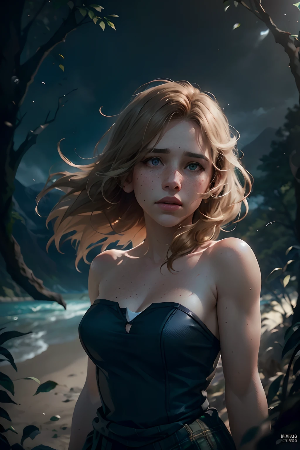 (RAW photo, best quality), (realistic, photo-realistic:1.3),best quality,highly detailed,masterpiece,ultra-detailed,illustration,1girl,upper_body,dynamic angle,world masterpiece theater,messy_long_hair,best quality,extremely detailed CG unity 8k wallpaper,ink,Amazing,cinematic lighting,lens_flare, dunhuang_style