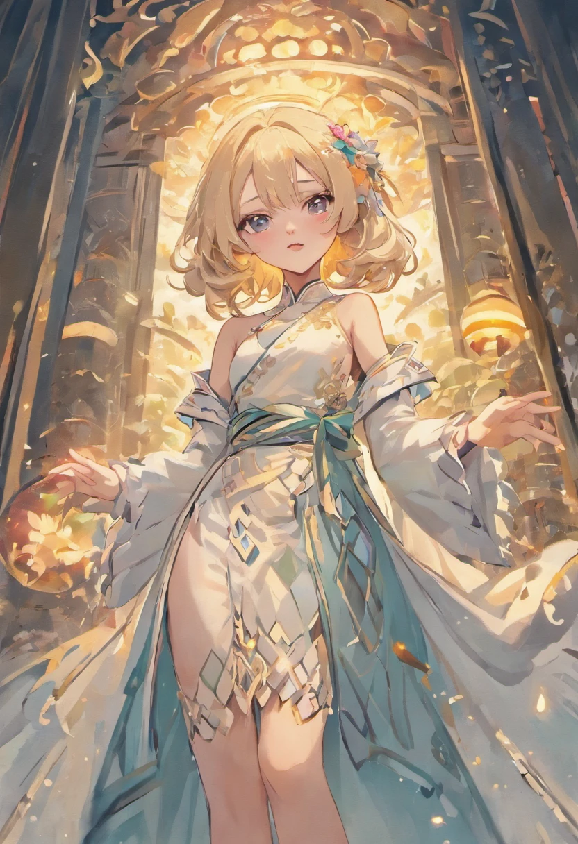 one-girl，Detailed details，super detailing，Meticulous portrayal，detail in face，White costume，long  skirt，Black color hair，Purple eye，gem-like eyes，Glowing eyes，long whitr hair，full body shot shot，Cinematic quality，Pure white robe，Ancient wind，Simple，Standing painting，Full body like，Nine-headed body，detailed back ground，Rich background，Falling flowers，white  skirt，White top，Gossip patterns on clothes，Long legs，Melon seed face，long whitr hair，Meticulous painting style，Royal Sister，Slim，Slender figure，a queen，Standing painting，long leges，（full body shot shot），High picture quality，Super detailed background，the complex background，beautidful eyes，Gangnam smoke and rain，Tai Chi pattern，Thick lashes，Red lips，Moles in the corners of the eyes，Beautuful Women，high and cold，Delicate depiction of the face，Stand between the jungles，oriental mythology，shrine maiden