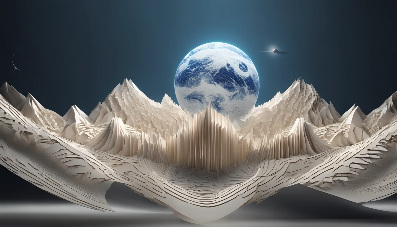 huge planet, the night, starrysky, surrealism, masutepiece, hight resolution、Impressive Milky Way:1.9、sand beach、Vast blue ocean、Blue Waves、Blue glacier、lightning bolt:1.9、Protoplanets、pure beauty