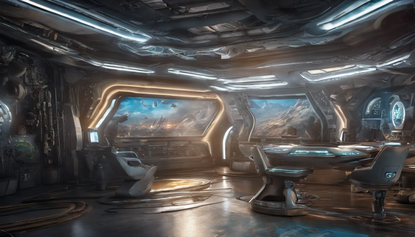 a futuristic background that sparks curiosity. Show what happens when technology meets space meets financial numbers. cinematic, professional photography, studio background, advertising photography, intricate details, hyper-detailed, ultra realistic, 8K UHD--v5.3