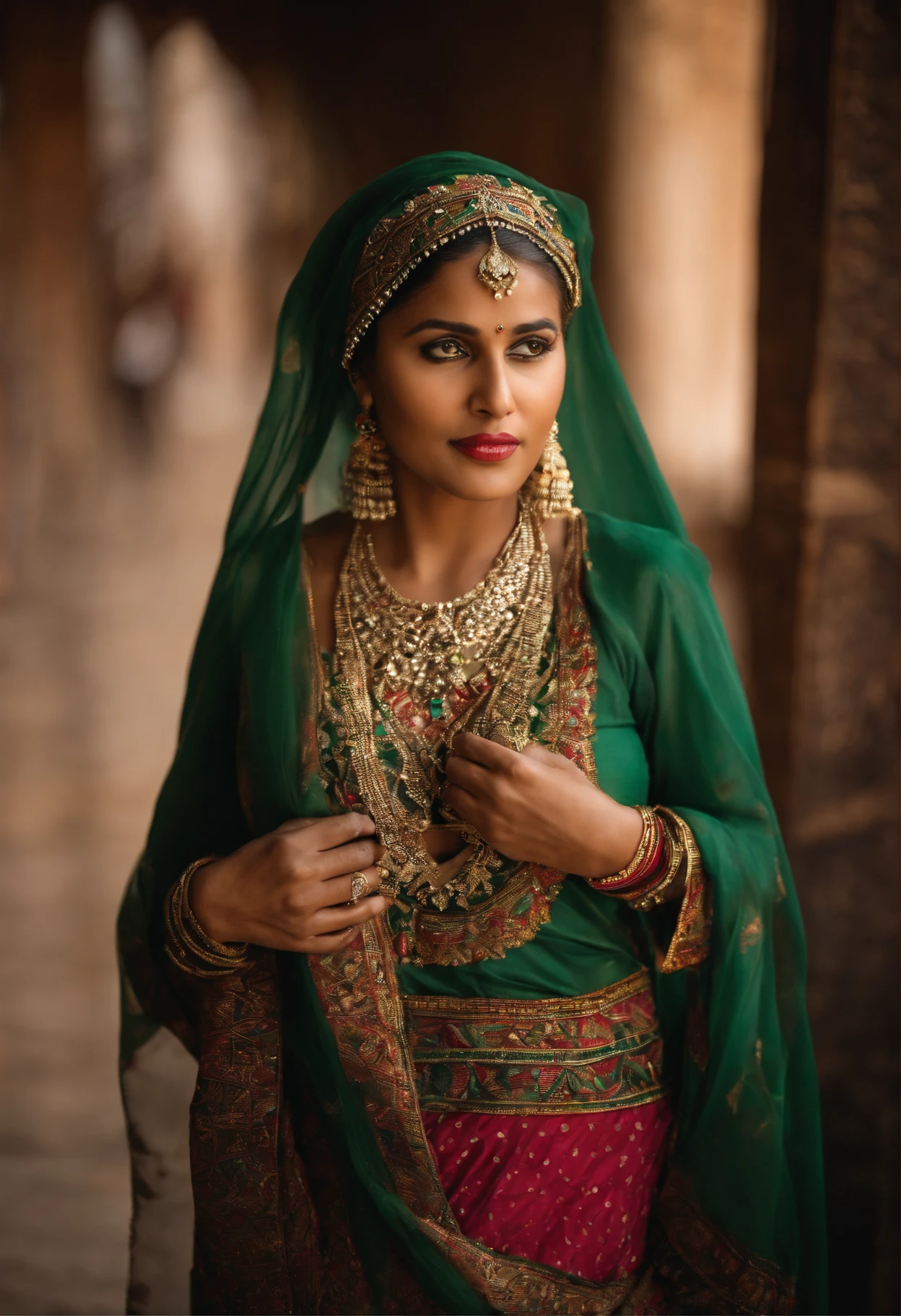A majhabi woman on kaba with bra and penty