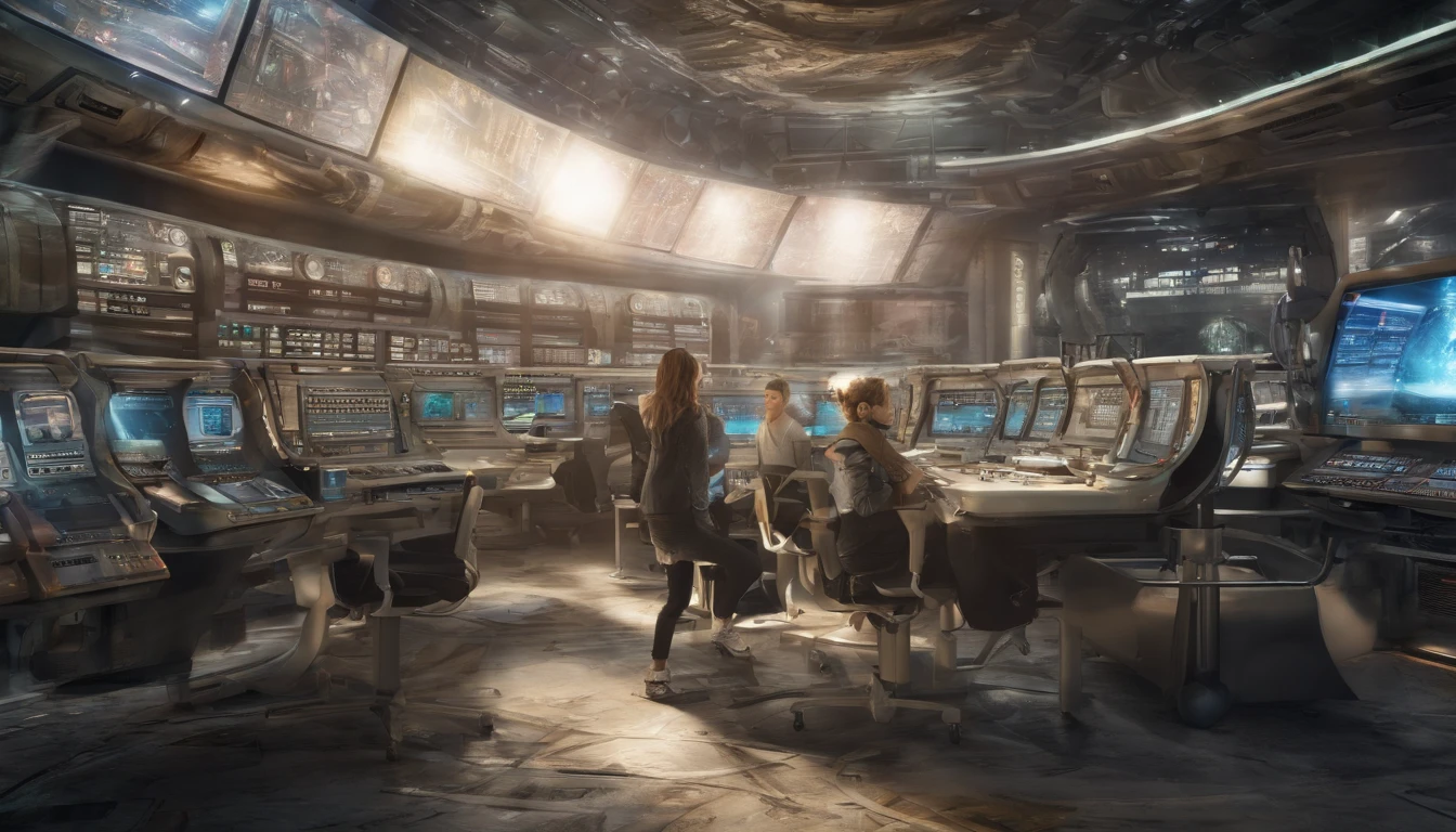 Futuristic financial background sparking curiosity