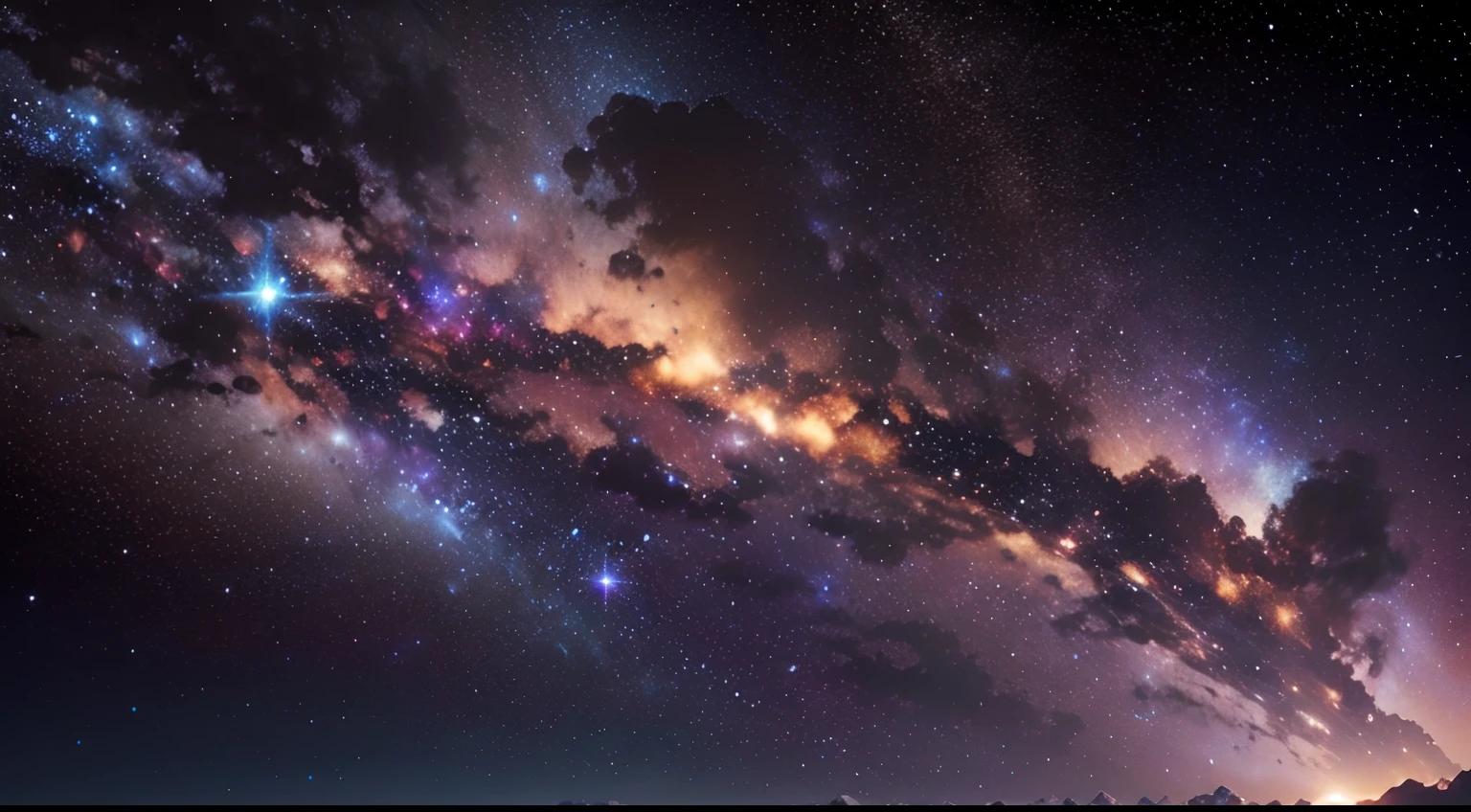 Fantastic universe intergalactic Star chips milkyway constellation