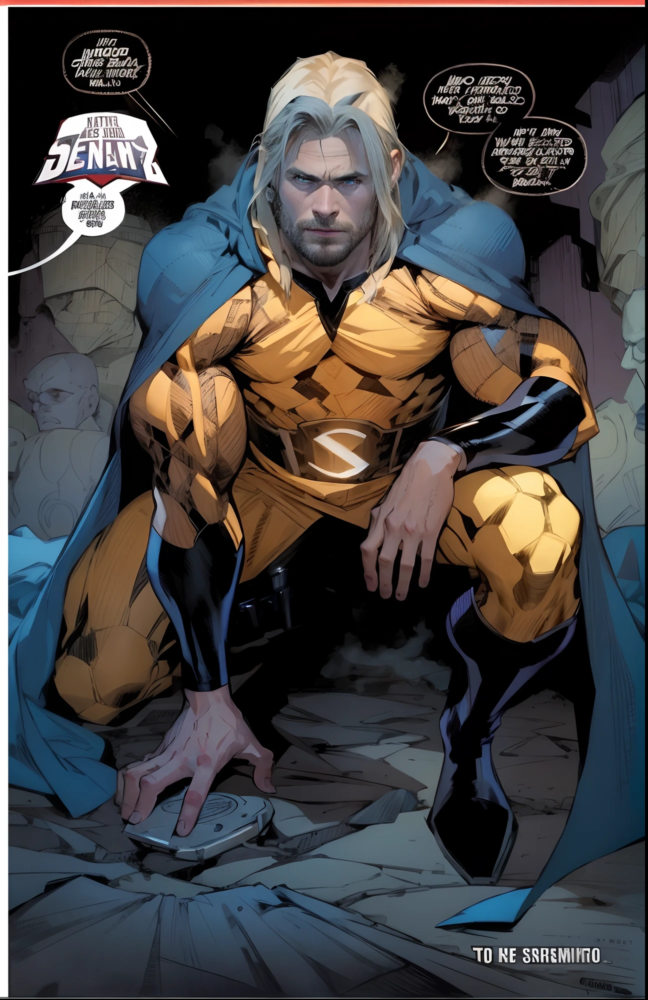 Chris Hemsworth bajo el manto de Robert Reynolds alias Sentry el vigia de Marvel