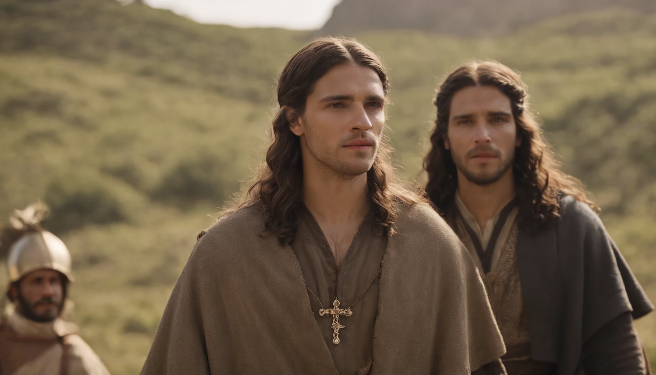 O profeta Jeremias, meia-idade, olhou para o horizonte, (Biblical times) Religion, Ultra foto realsisim