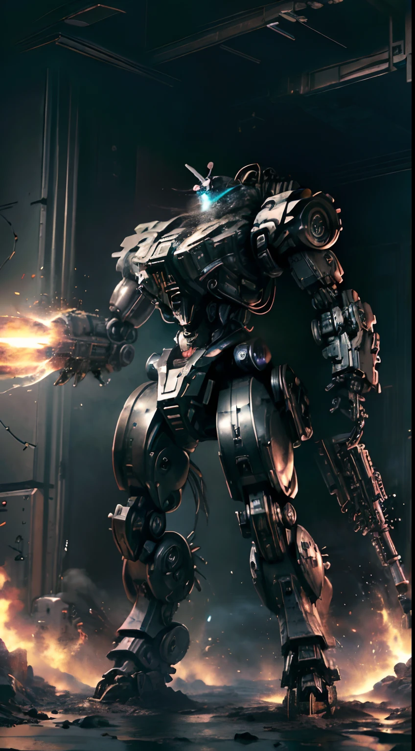 (8k,fotorrealista Raw photography calidad superior;1.4) 1 chica (Cabello Blanco) Soldado estilo guerrara en el fondo, Chica en Mech Blanco, Cyberpunk anime chica mecha, Wearing sci-fi military armor, Hermosa chica negro cyborg, Cyborg - Chica de plata, Mech negro de Fira, Eco de Overwatch, Perfecto anime cyborg mujer, Pupilas azules, Cinco dedos, CGhSociety inspirado campo de batalla, alien depredador planet, depredador battle,,