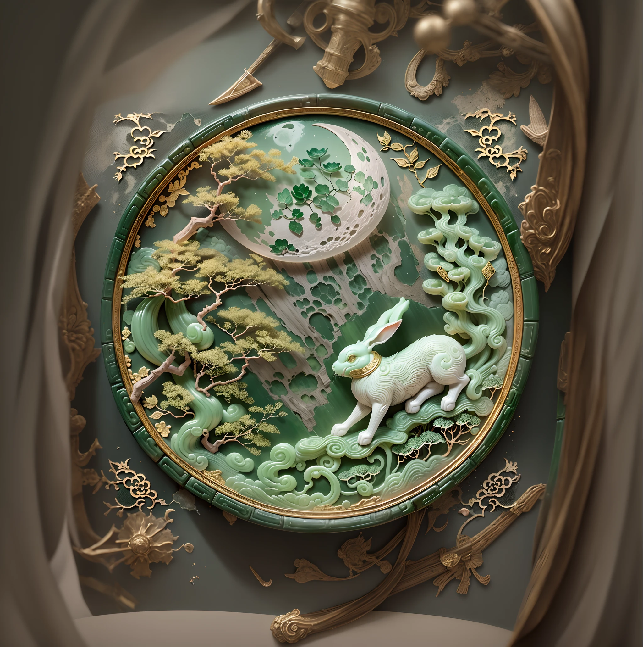 Background of display case collected by the Metropolitan Museum
