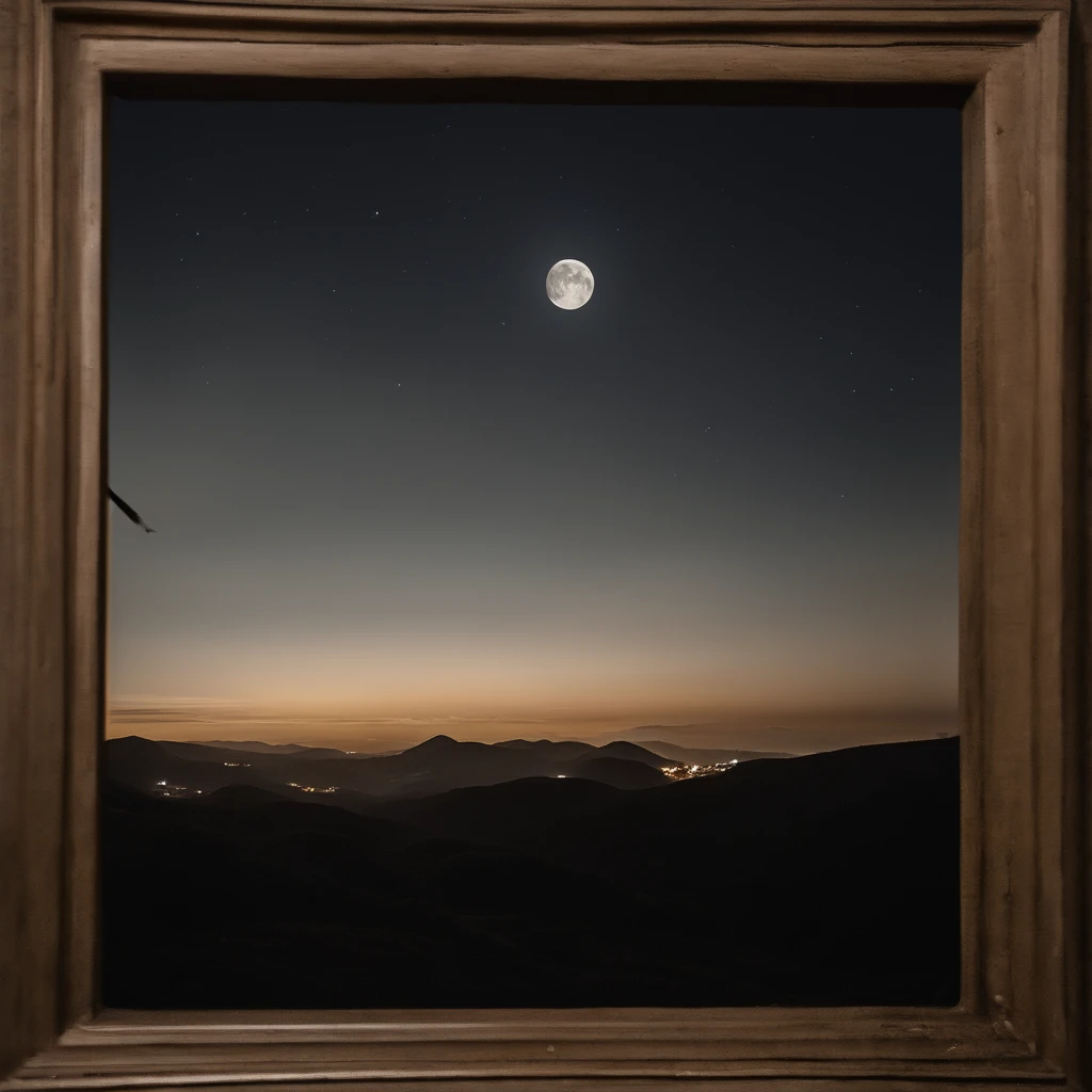 the night，As estrelas，themoon，sprawling，meteors