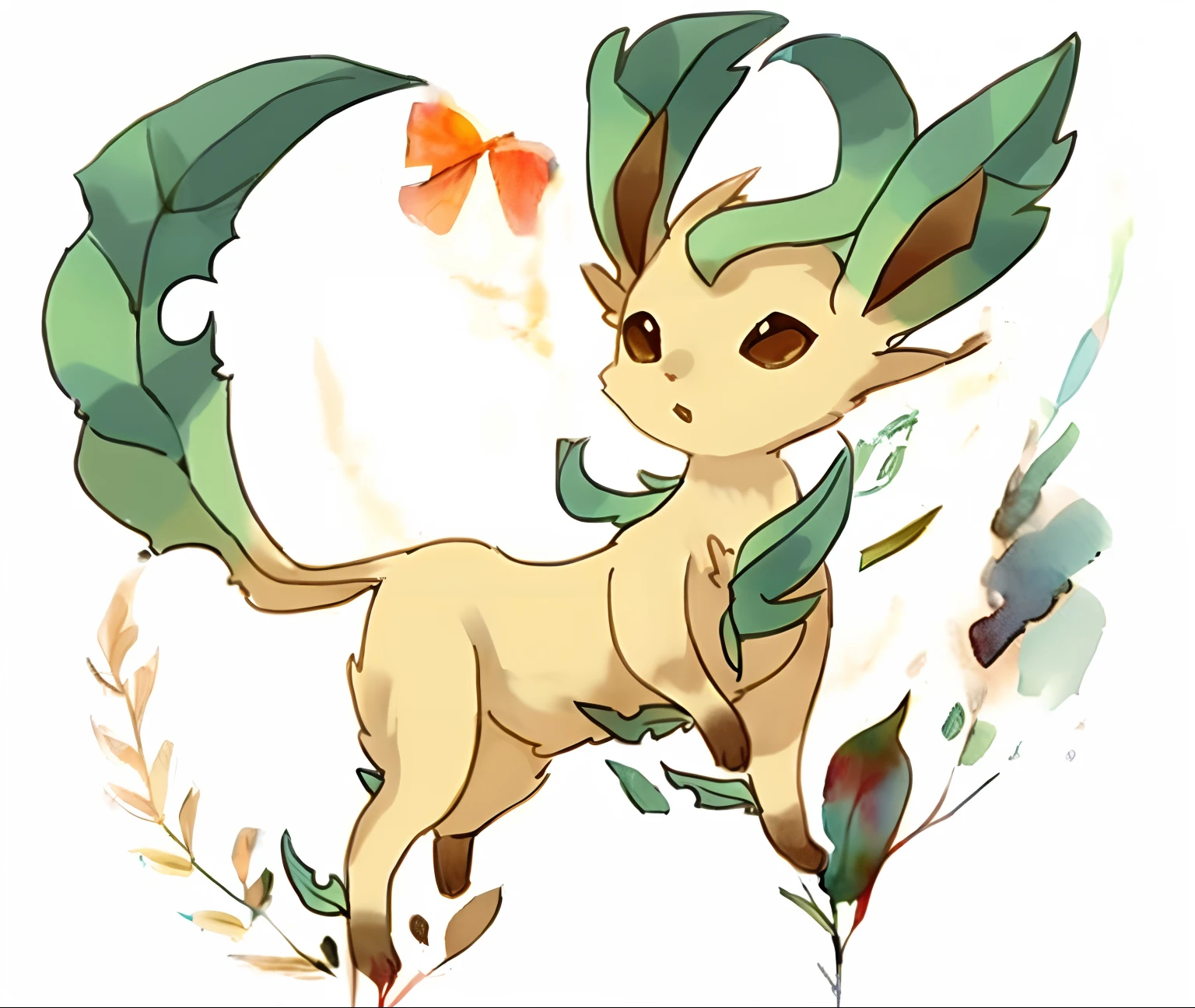 the watercolor style