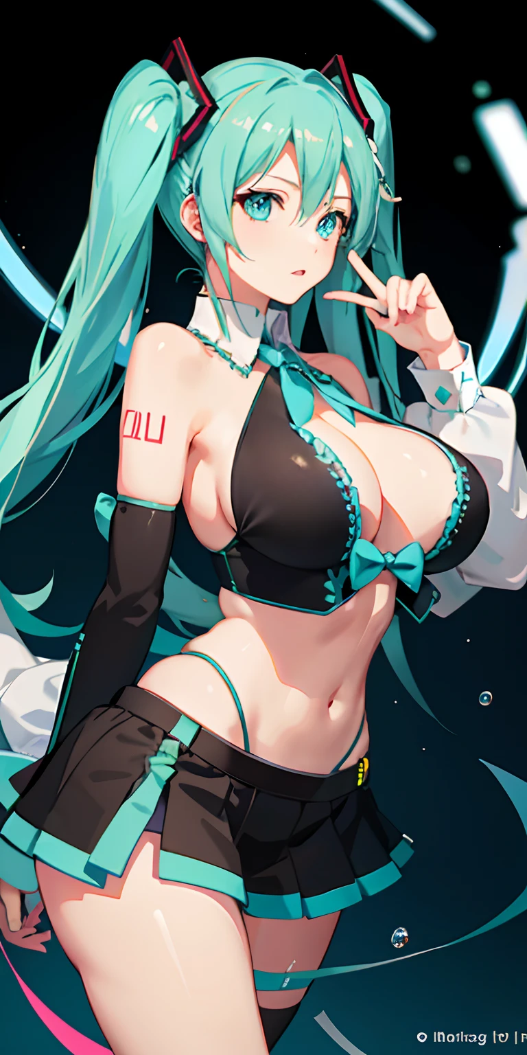 Big breasts Hatsune Miku