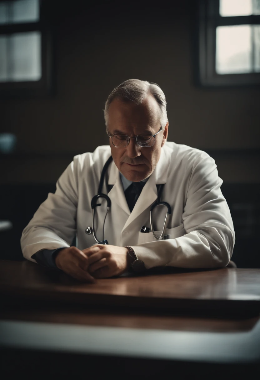 Portrait of a medical father