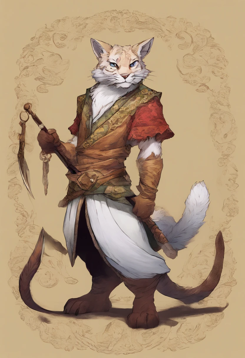Tabaxi with a really big tail