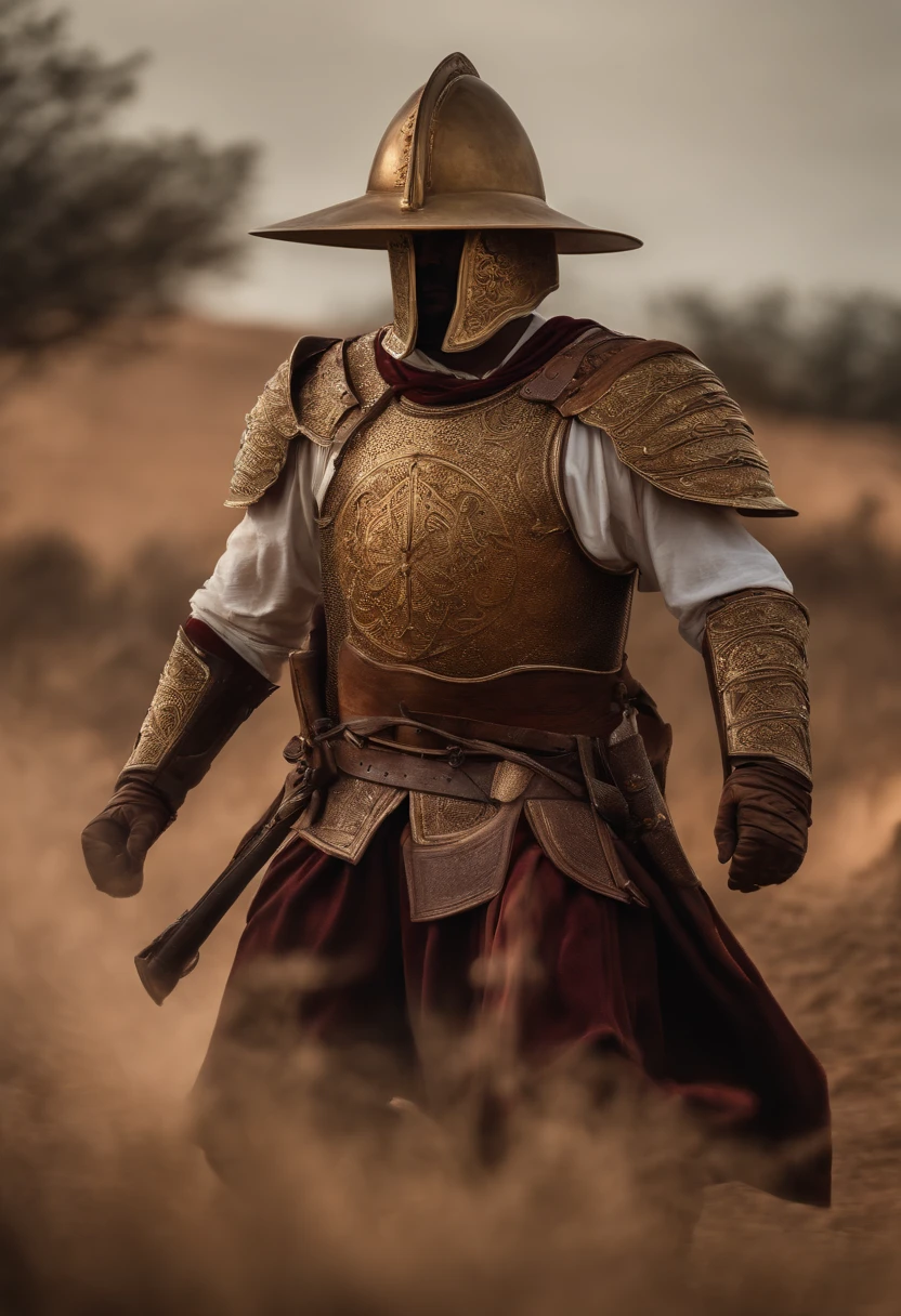 Guerrero espartano, Morir en el campo de batalla , Armadura sangrienta, epopeya, 8k kenny