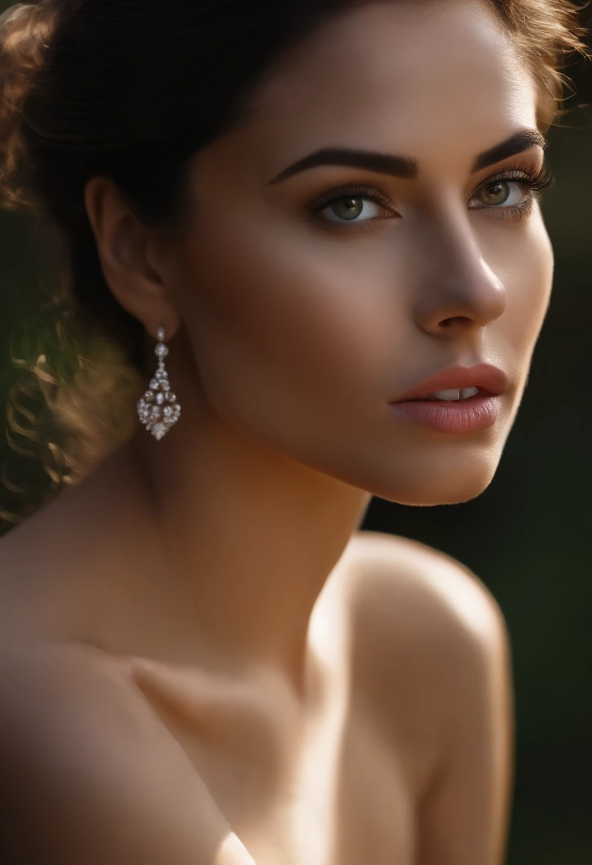 (best quality,4k,8k,highres,masterpiece:1.2),ultra-detailed,(realistic,photorealistic,photo-realistic:1.37),female figure,nude,curvy,full body portrait,beautiful detailed eyes,beautiful detailed lips,detailed facial features,stunning beauty,shiny and flowing hair,perfect skin,graceful pose,soft lighting,subtle shadows,vivid colors,smooth textures,high contrast,artistic composition,classic oil painting style,romantic atmosphere,warm color palette,impressionistic brushstrokes,ethereal background,long and slender fingers,dynamic body language,confident posture,elegant curves,subtle curves,delicate details,sensual expression,intense gaze,serene and calm mood,gentle smile,sensuous and captivating,alluring presence,mesmerizing beauty,whisper of mystery in her eyes,sublime and surreal,visual poetry,masterpiece of feminine beauty,unforgettable art experience,sublime harmony of form and color,transcendent artwork