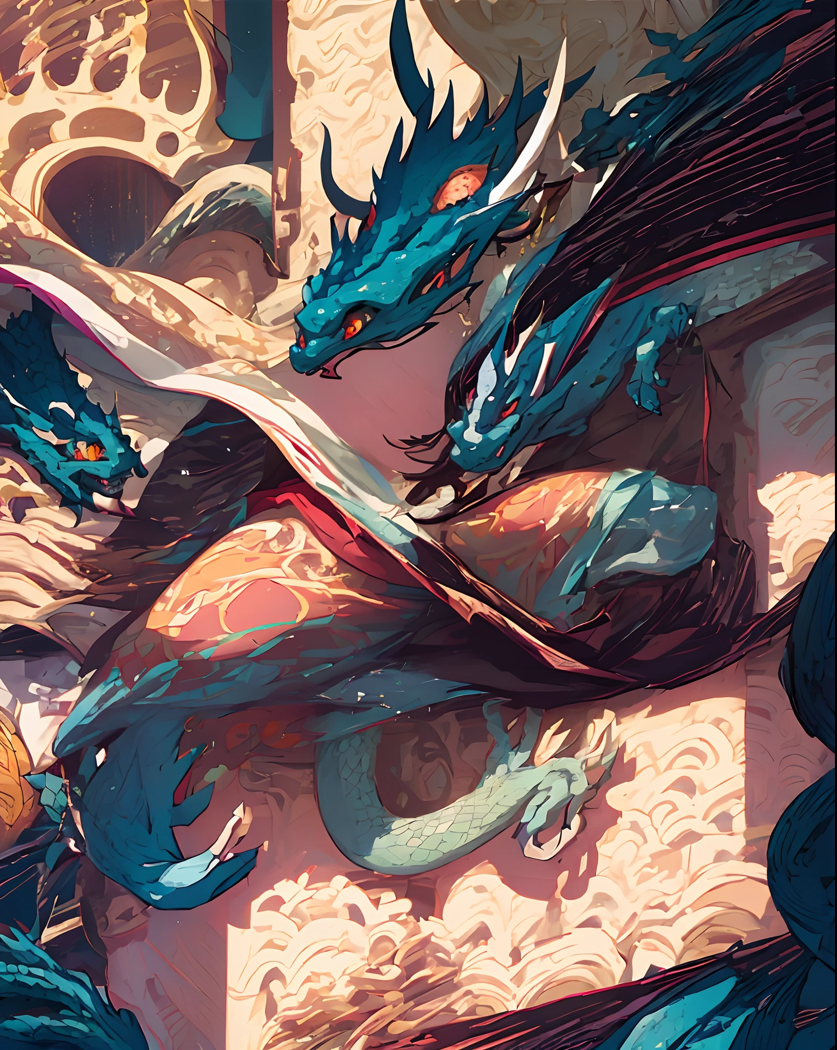 Furry dragon girl big boobs having sex