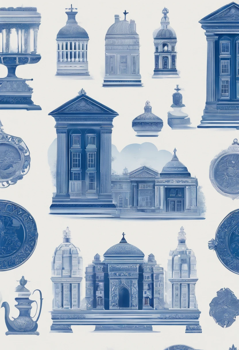 JR Finds & Treasures” written in an elegant and legible font. Predominantly blue to convey trust, with perhaps touches of white or lighter shades of blue to balance. It can include an icon related to the idea of “finds and treasures” - this could be a stylized treasure chest, a magnifying glass, or some other element that conveys the idea of discovery.