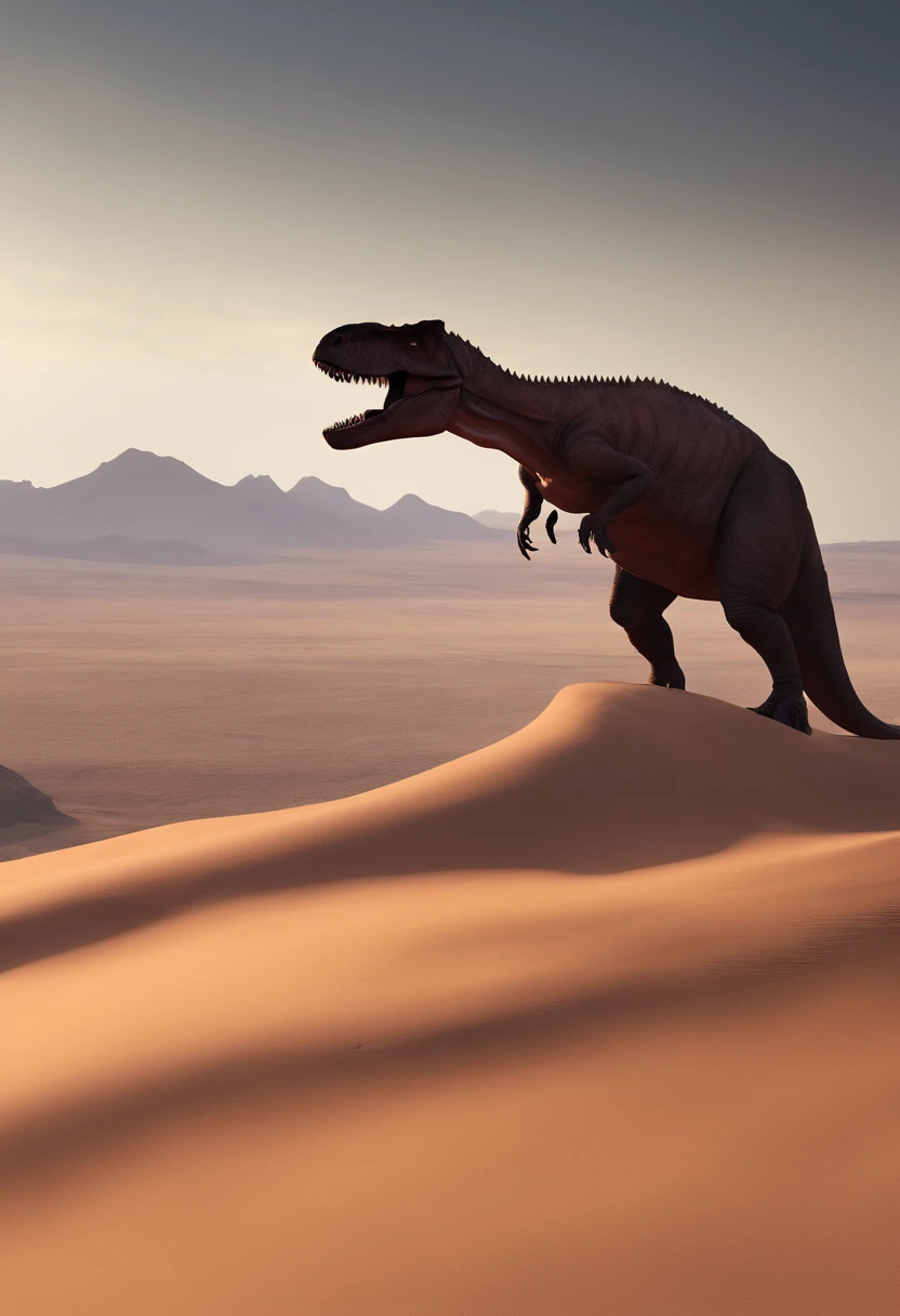 una feroz batalla entre un T-Rex y un triceratops, (La mejor calidad, 4k, Altas Resoluciones, Ultra detallado), Lucha intensa, rugidos y trompetas, Dusty prehistoric landscape, Sombras realistas, vivid colors, (Detallado, intrincado, elaborar) Escamas y texturas de dinosaurios, Dynamic Moves, (feroz, determinado) Expresiones en las caras de dinosaurios, (poderoso, muscular) Cuerpos, dientes afilados y cuernos, (big size ass, imponente) Size, (dramatic, dynamic) luci, (poderoso, energetic) Plantea, (tension, anticipation) En el aire,1 versus 1,sangre,cazando,defendiendose,lucha de vida o muerte