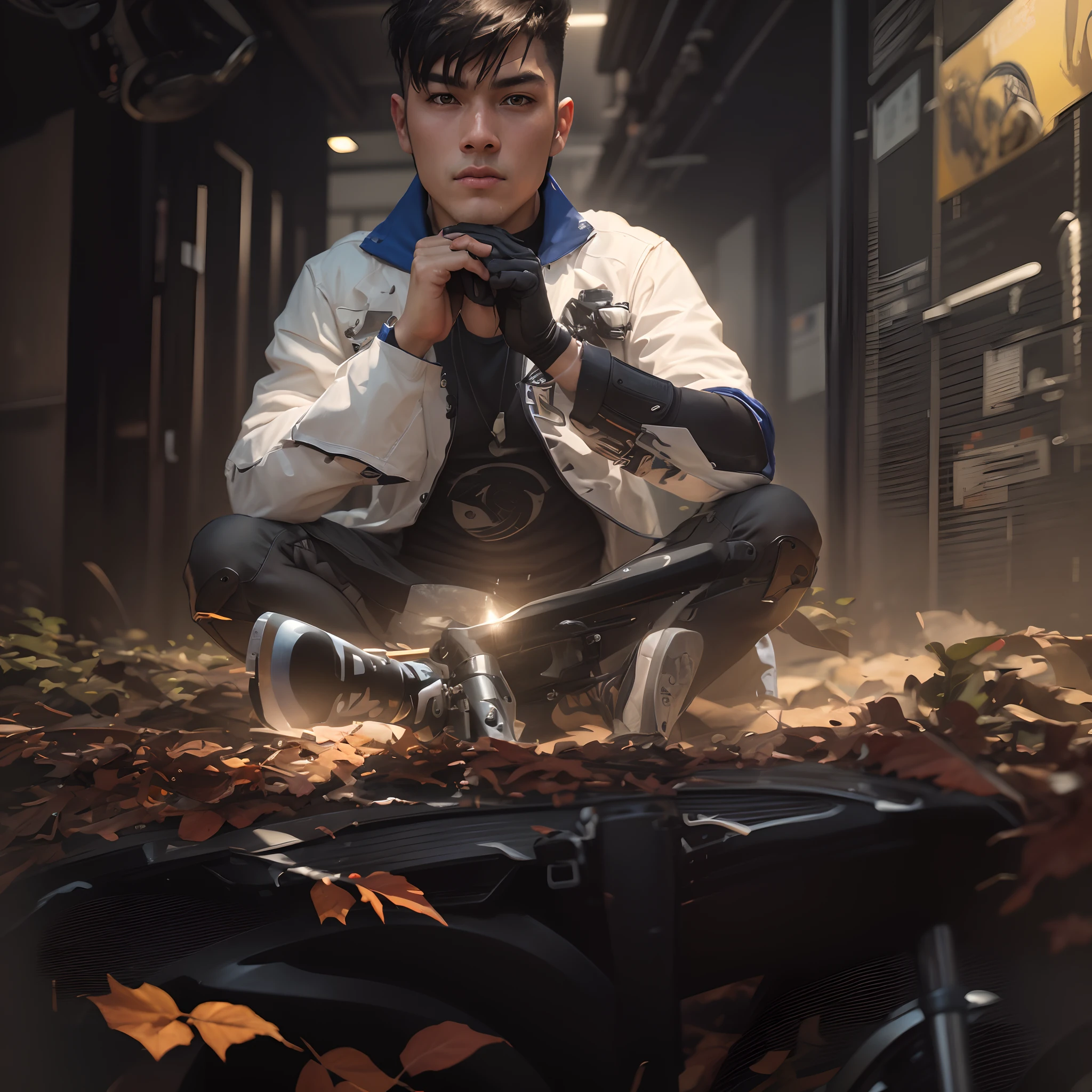 A Bike rider.with.Hayabusa.handsome.boy.stylish clothes realistic 8k ultra realistic change background