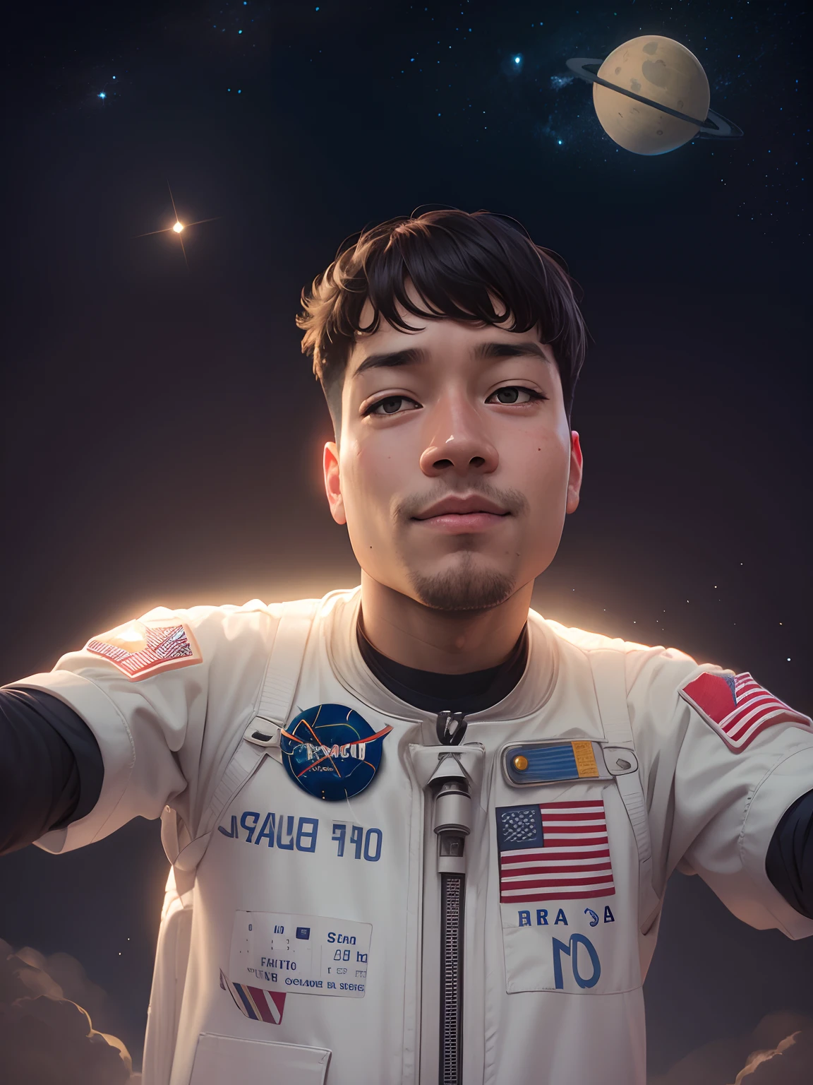 Astronaut, cute , , anime