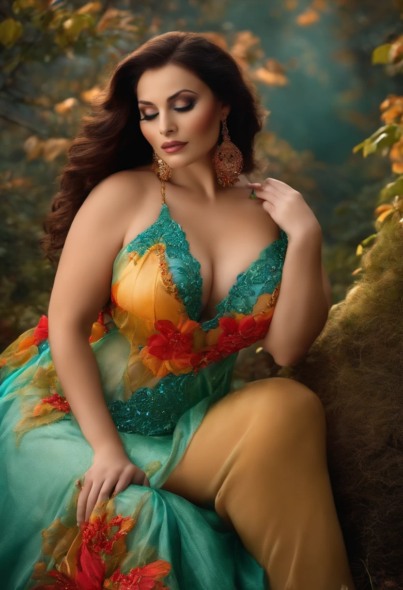 A voluptuous pair huge breasts covered in cum