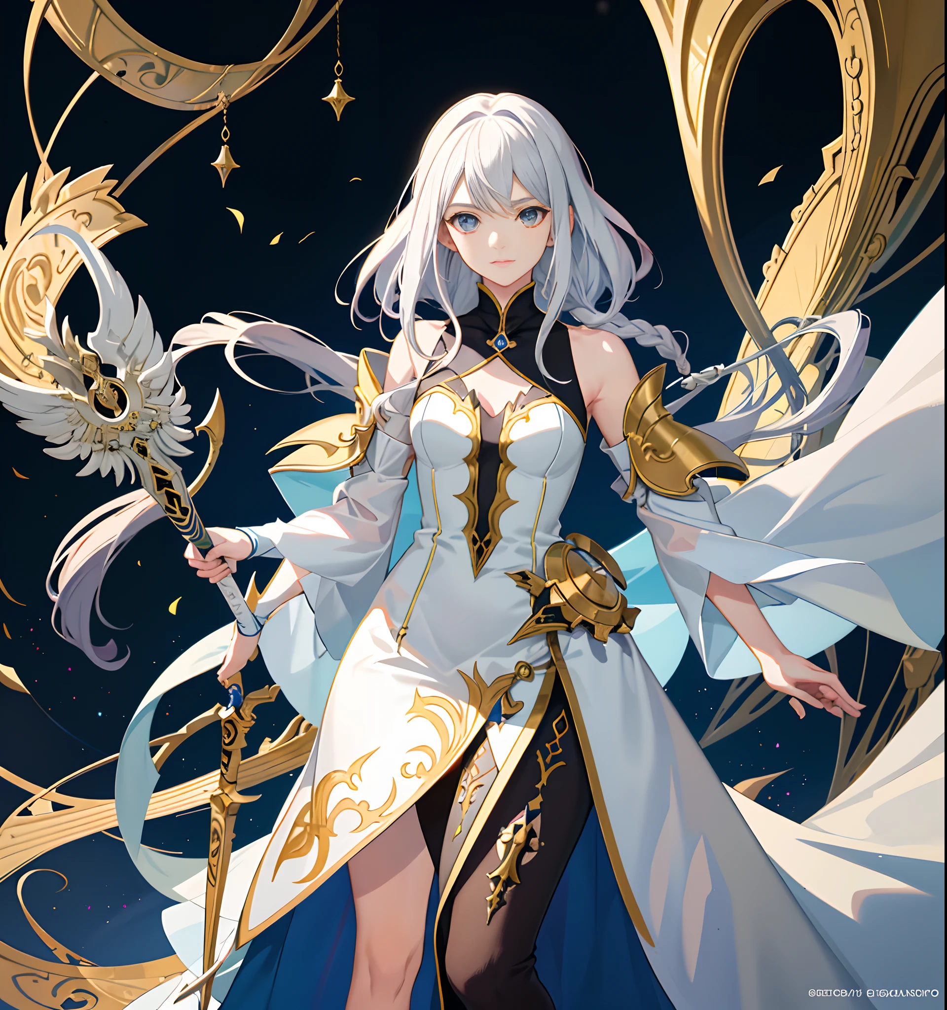 league of legends character art, League of Legends concept art,league of legends splashart, League of Legends character, league of legends art, from league of legends, Riot game concept art, league of legends style art, league of legends splashart, league of legends champion,komono, Hanfu,Taoist uniform,Off-the-shoulder attire,shift dresses,Lolita prostitute,Motion blur, Depth of field means reflection,extreme light,fog atmosphere,The moonlight shone on the side of the girl's face,realisticlying,no-bra,vacuum,Extra-long sleeves,Long off-the-shoulder dress,huge tit,cleavage,Full length of colorful hair(1.9),Color gradient for long hair,Messy hair,Barefoot,Full body like,realskin,realcumAI,Snow-white skin,Snow-white thighs,Top image quality,Extreme light and shadow,White panty hose,High details,Standing painting,lines of movement,dynamicposes,komono,PC Wallpapers,Two-thirds of the canvas generates the body,Move the chart Green Forest, It is surrounded by tall trees and a gentle mist.