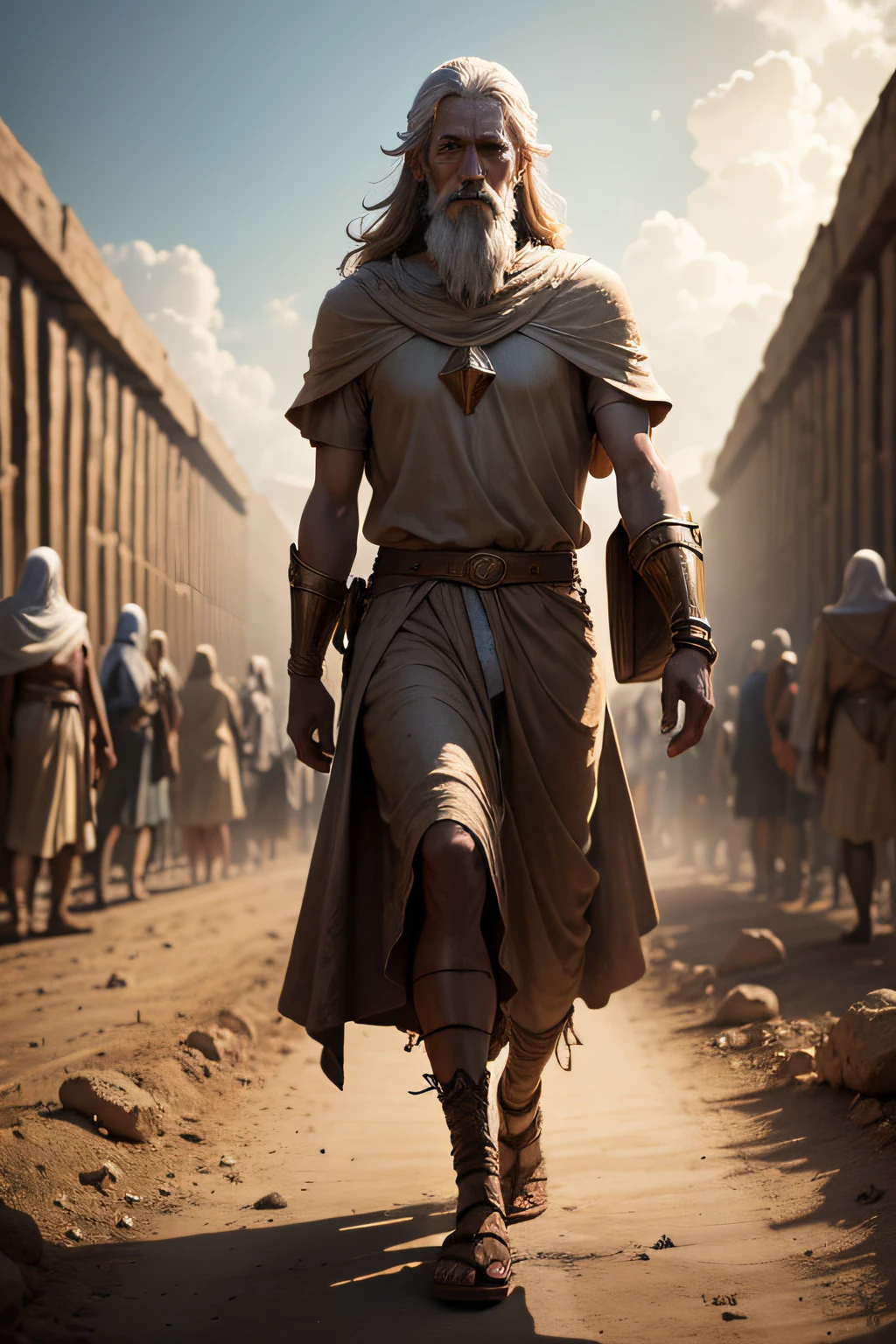 Enoch is a biblical figure mentioned in the Old Testament, known for having realistically "walked with God"