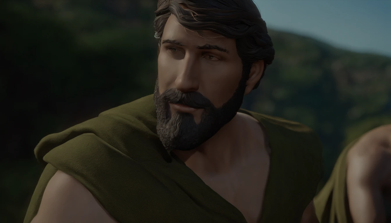 (a close up of a statue of a man with a beard, trending on ArtStation:3, Directed by: Roman Bezpalkiv, trending on ArtStation, O melhor da artstation, Trend at Artstation headquarters, trending on ArtStation.', Directed by: Raimundo Han, as trending on artstation, 3d render trending on artstation, Directed by: Jeremy Chong) ( imagem de corpo inteiro) ( imagem de corpo inteiro)