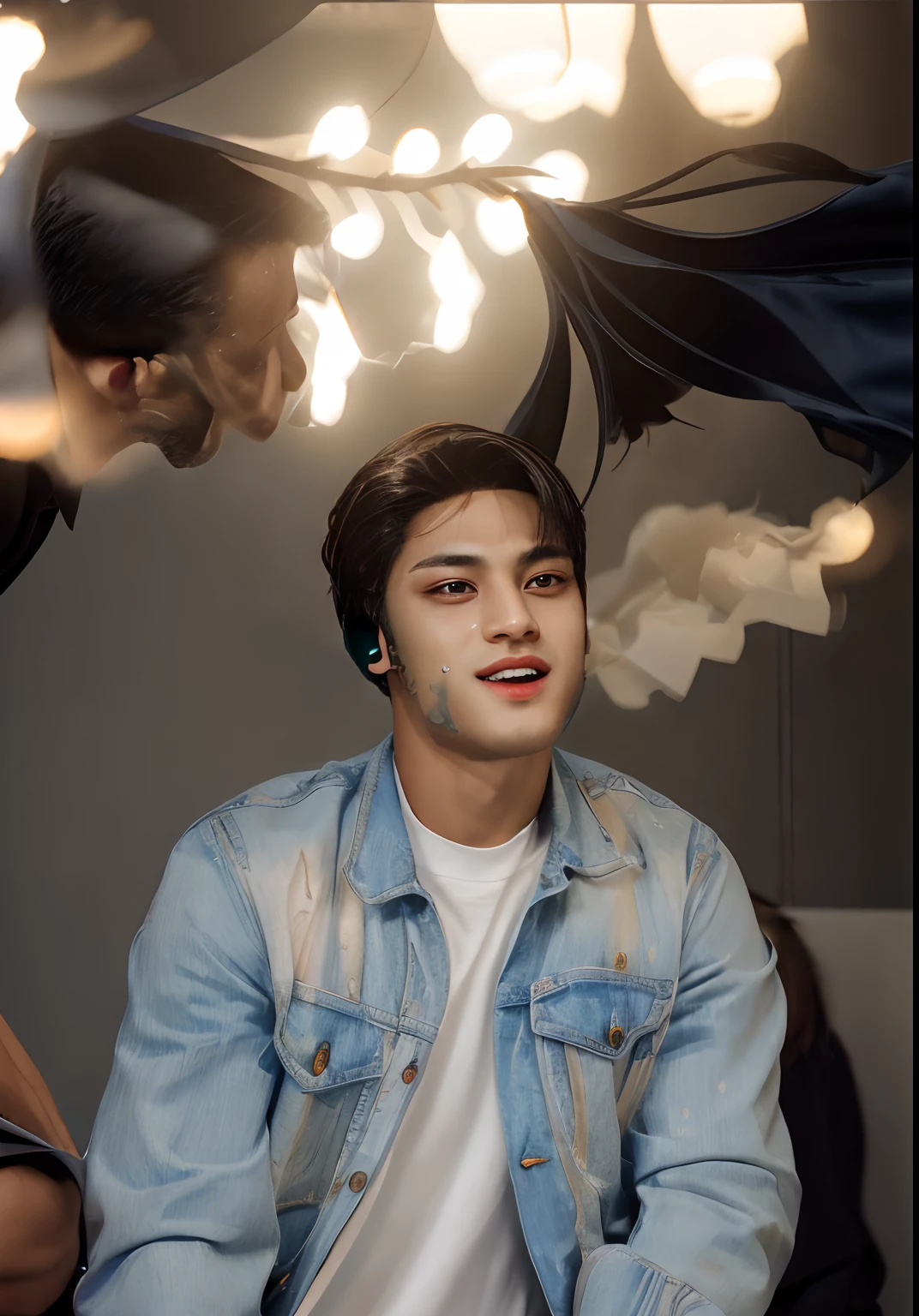 mingyu, portrait,muscular, (absurdres, highres, ultra detailed),((masterpiece)), ((best quality:1.1)), High Resolution, 8k,1boy, best quality, masterpiece, (photorealistic:1.4), 8k raw photo, 4k, high quality, masterpiece, best quality, highres, dynamic poses, realistic, detailed skin, mature male, high contrast, OverallDetail , slick back hair, show