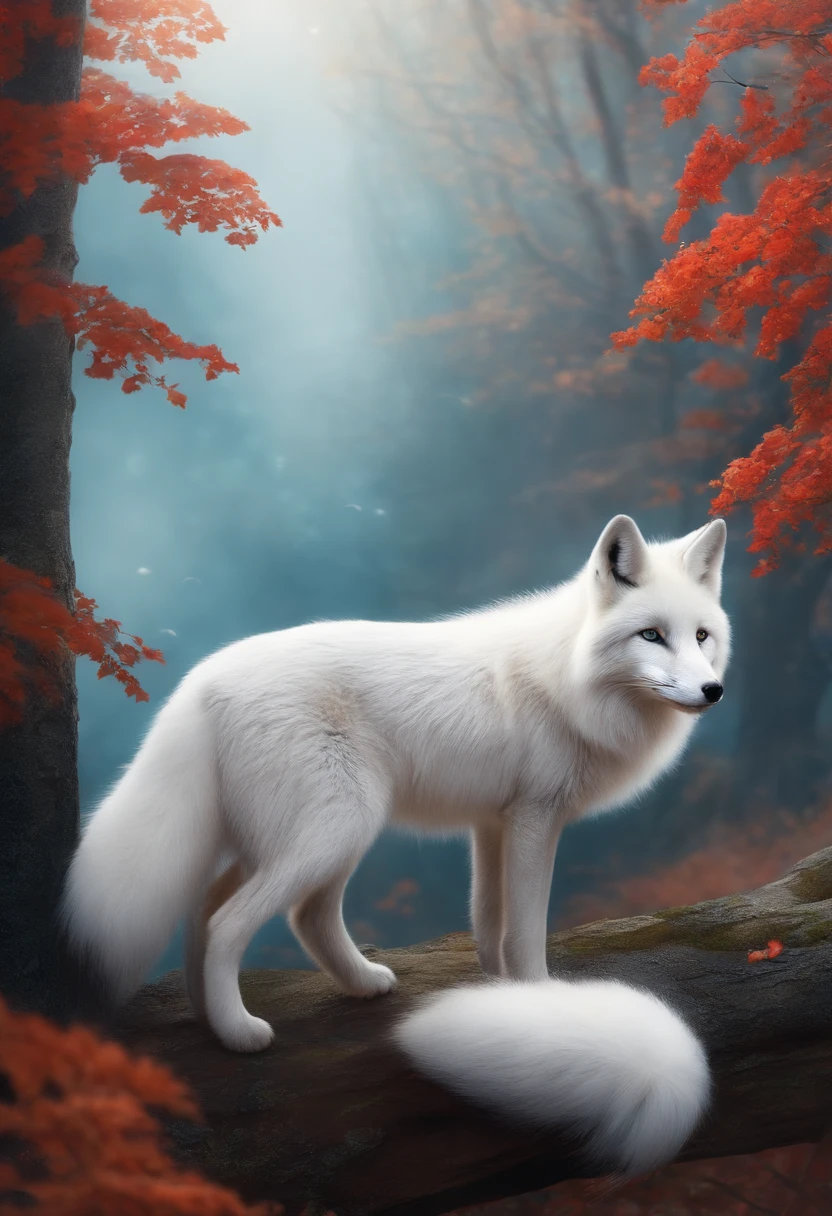 crying how bright、White fox