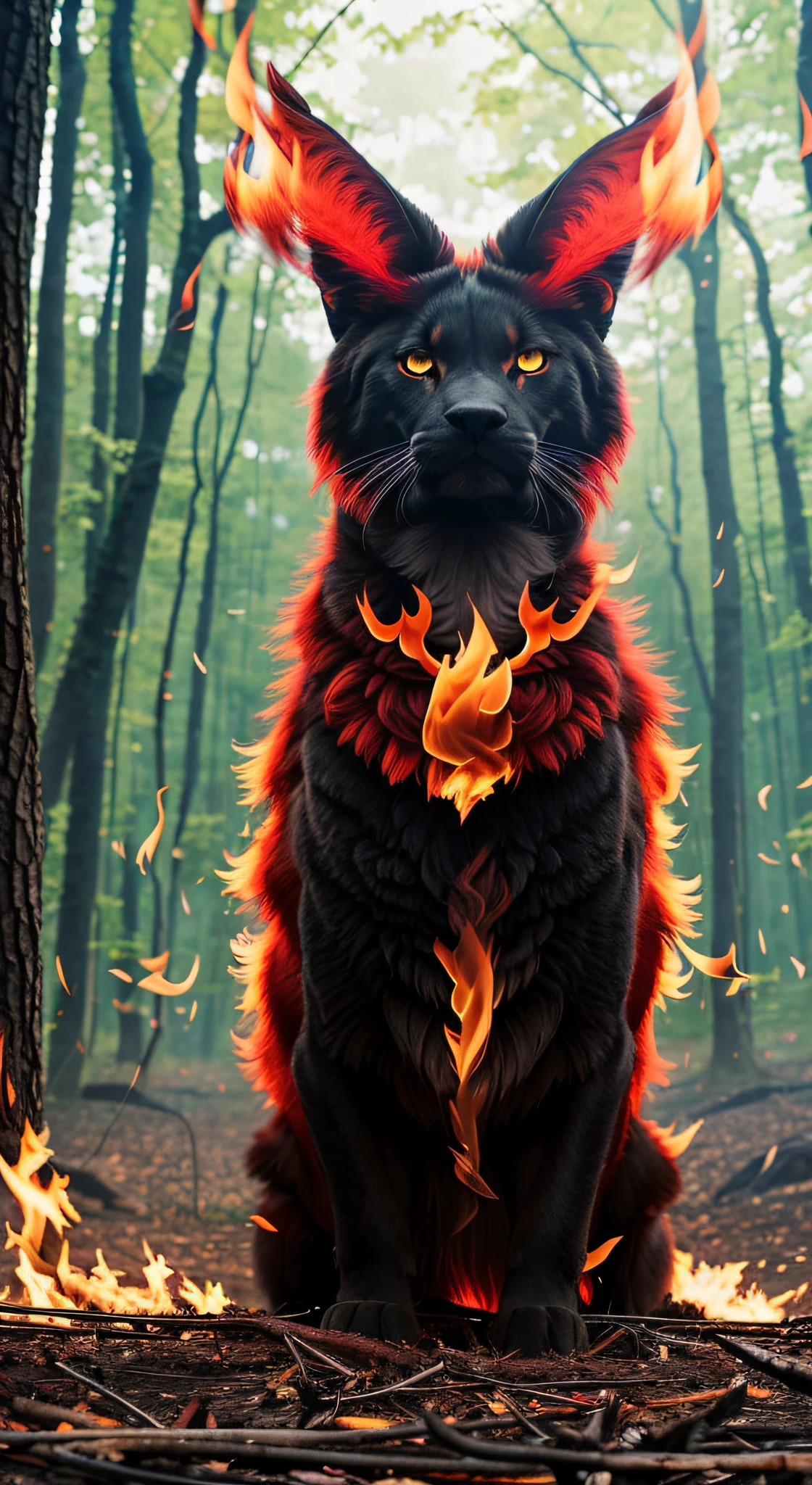 Feu, rouge, flamme