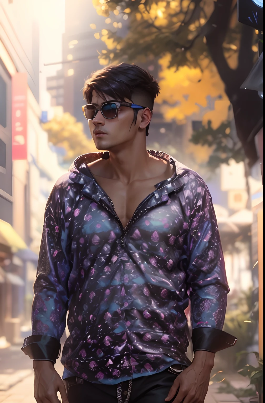 Change baground cyberpunk handsome boy realistic face 8k ultra realistic