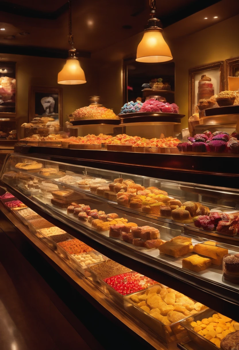 A confectionery counter in a cinema