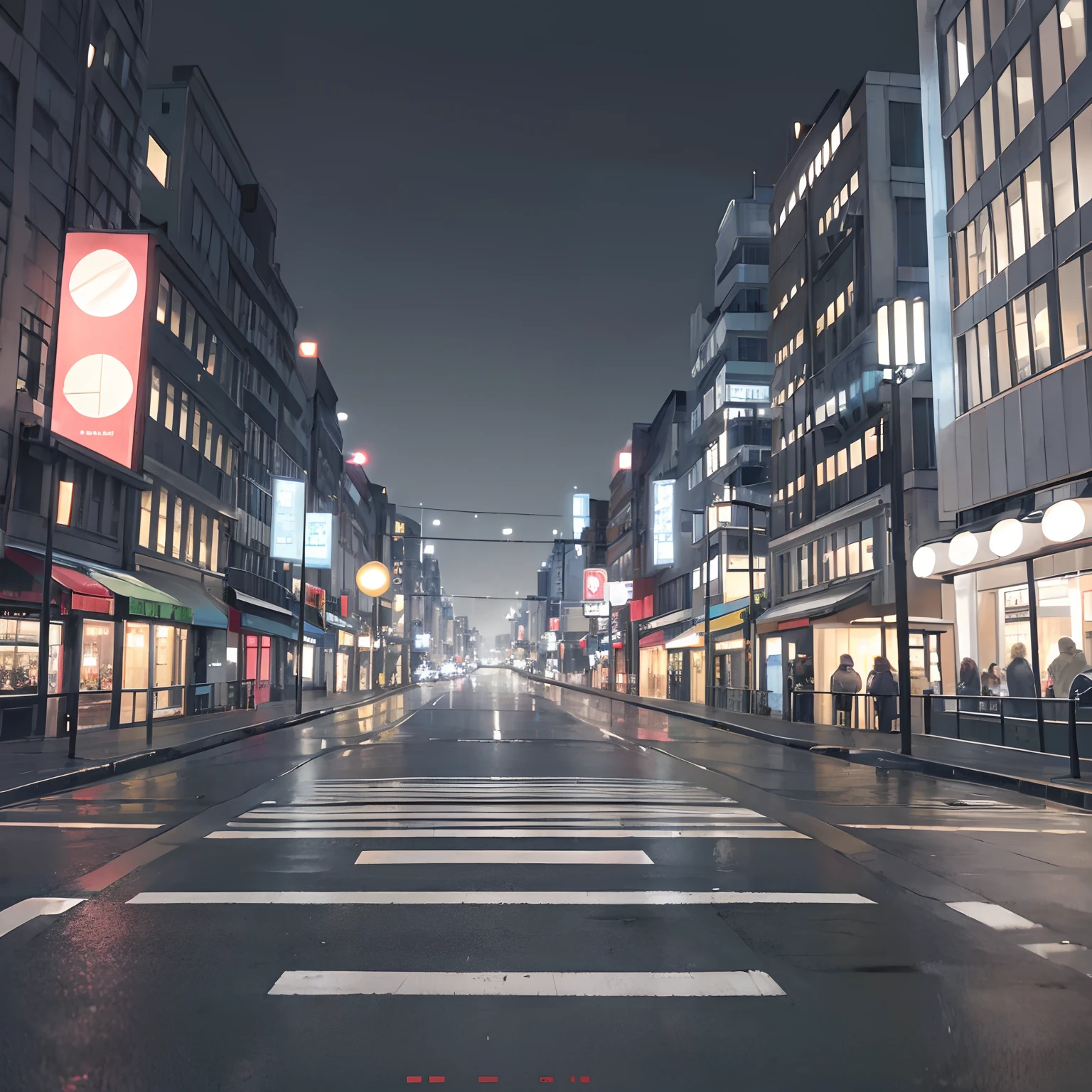 Beautiful city scene, street, gray city, ultra sharp, hd, 8k, manners, beauty, cuteness, beautiful and attractive city, gray sky, roads
