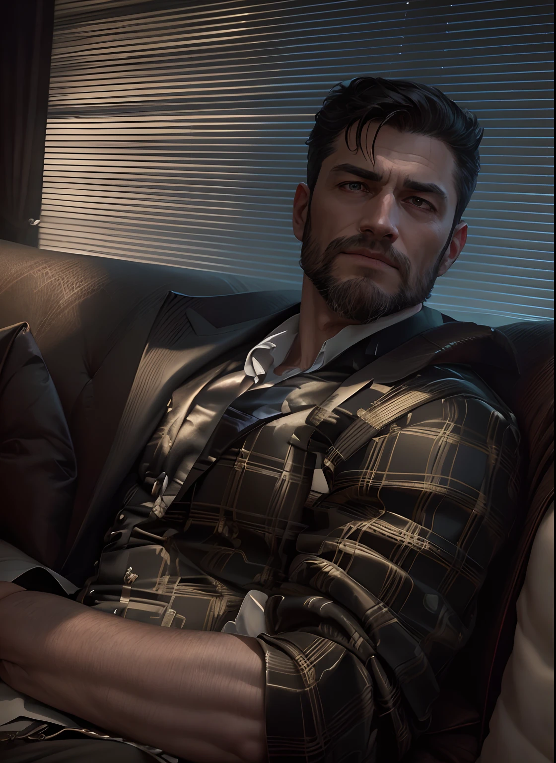 a handsome man wearing a tuxedo, portrait by annie leibovitz. studio lighting photography high quality highly detailed 8 k photorealistic digital art trending on flickr in the style of rembrandt and caravaggio - n 4 s 3 5 0 7 9 1 2 6 dlsr hq intricate details ultra realistic unreal engine octane render cinematic light volumetric shadows dramatic natural sunlight foggy weather misty atmosphere realism