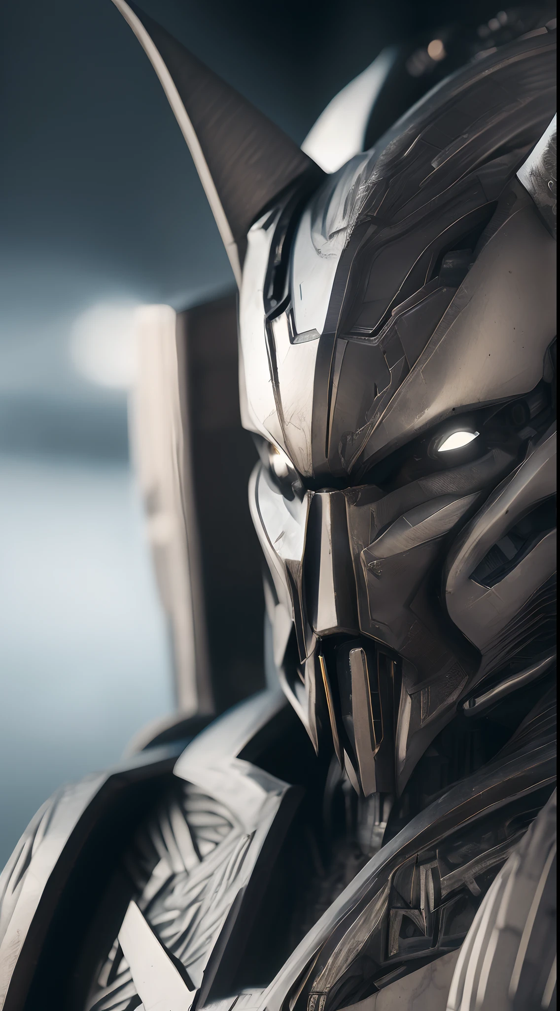 Transformers, Batman and HR Giger style, photo realism, hyper-detail, natural light, light background, photos, studio lighting cinematic shooting + dynamic composition, incredible detail, sharpening, detail + intricate details + professional lighting, cinematic lighting + 35mm + anamorphic + lightroom + photography + bokeh + lens flare + film grain
