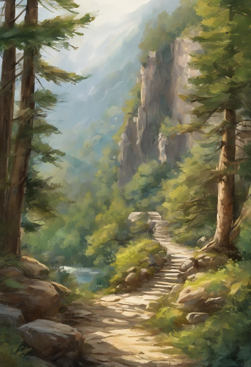 (((Comic storyboard))),comic strip,Two-dimensional picture,Manhwa Style,Makoto Shinkai animation style,Makoto Shinkai animation film art style,Ultra-wide angle of view,China-style,mountain cliff,precipice,pines,Faraway view,Vivid and bright colors,super-fine,ultra - detailed,high qulity,8K ,oc rendered,dynamic viewing angle,Hyper-realistic,Hyper Real,Ultra photo realsisim