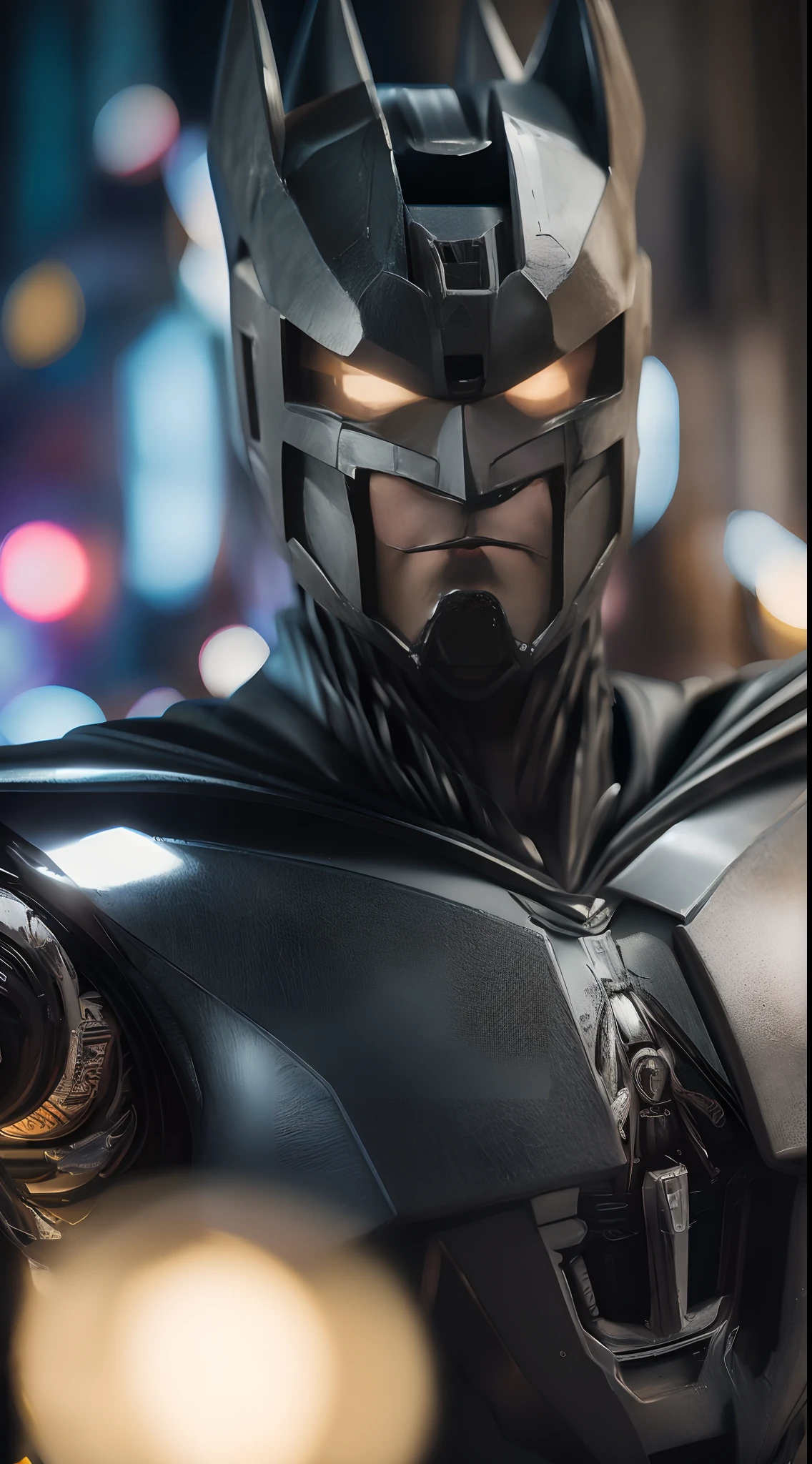Transformers, Batman and HR Giger style, photo realism, hyper-detail, natural light, light background, photos, studio lighting cinematic shooting + dynamic composition, incredible detail, sharpening, detail + intricate details + professional lighting, cinematic lighting + 35mm + anamorphic + lightroom + photography + bokeh + lens flare + film grain