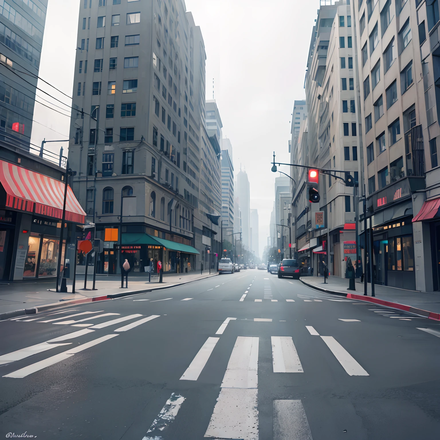 Beautiful city scene, street, gray city, ultra sharp, hd, 8k, manners, beauty, cuteness,  beautiful and attractive city, gray sky, roads