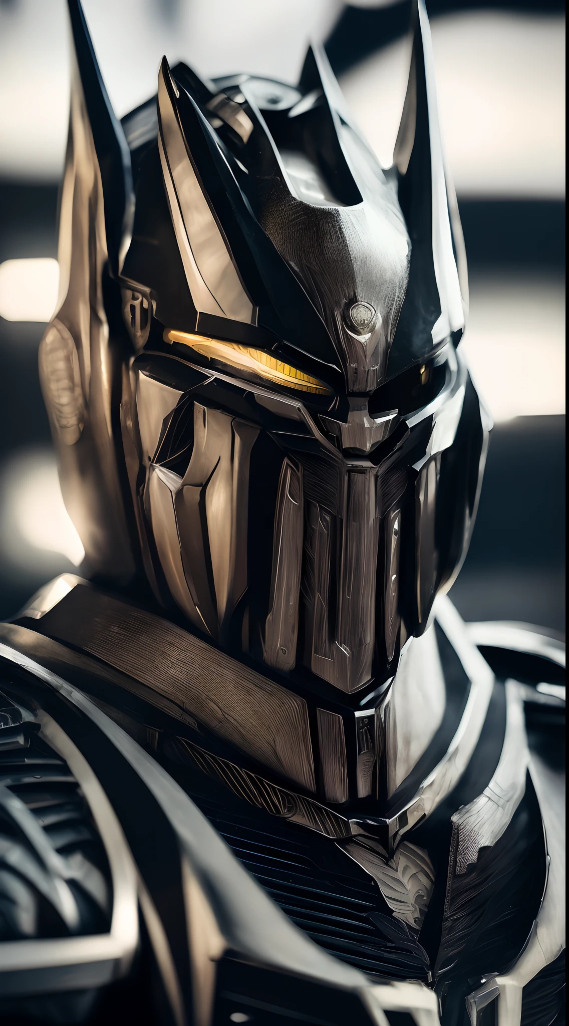 Transformers, Batman and HR Giger style, photo realism, hyper-detail, natural light, light background, photos, studio lighting cinematic shooting + dynamic composition, incredible detail, sharpening, detail + intricate details + professional lighting, cinematic lighting + 35mm + anamorphic + lightroom + photography + bokeh + lens flare + film grain