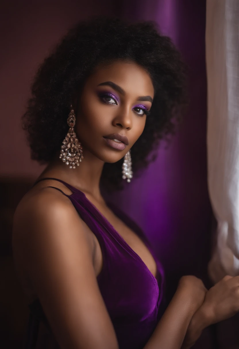 Waxed black woman with matching tank top and panties, fille sexy aux yeux bleus, Portrait Sophie Mudd, Portrait de Corinna Kopf, cheveux noirs et grands yeux, Selfie d'une jeune femme, Les yeux dans le club Violet Myers, ohne Maquillage, maquillage naturel, Look directly into the camera, Visage avec Artgram, dezentes Maquillage, Superbe photo du corps entier, dans la chambre, Fission