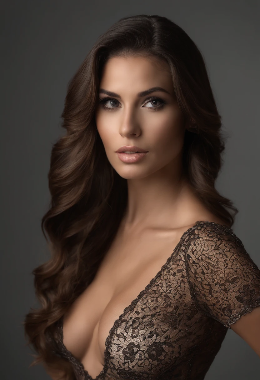 mulher araffe nua posando para uma foto, mostrando a , Corpo Perfeito, corpo e rosto perfeitos, corpo atraente, corpo liso, corpo perfeito fotorrealista, grande corpo, corpo quente sexy, corpo bonito e equilibrado, foto de modelo de slim, corpo sexy, rosto e corpo perfeitos, corpo sensual com barriga sexy, cabelos pretos, smling