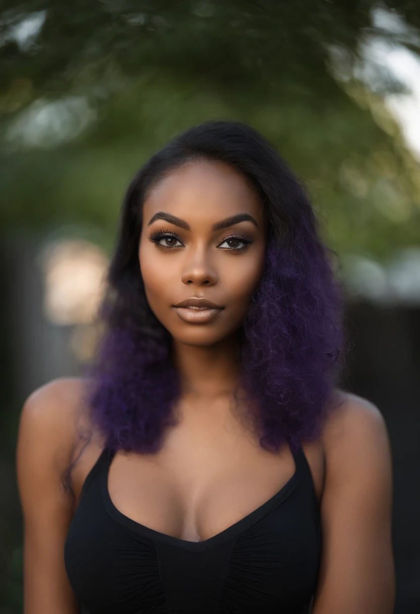 Dark black woman with matching tank top and panties, fille sexy aux yeux bleus, Portrait Sophie Mudd, Portrait de Corinna Kopf, cheveux noirs et grands yeux, Selfie d'une jeune femme, Les yeux dans le club Violet Myers, ohne Maquillage, maquillage naturel, Look directly into the camera, Visage avec Artgram, dezentes Maquillage, Superbe photo du corps entier, dans la chambre, Fission