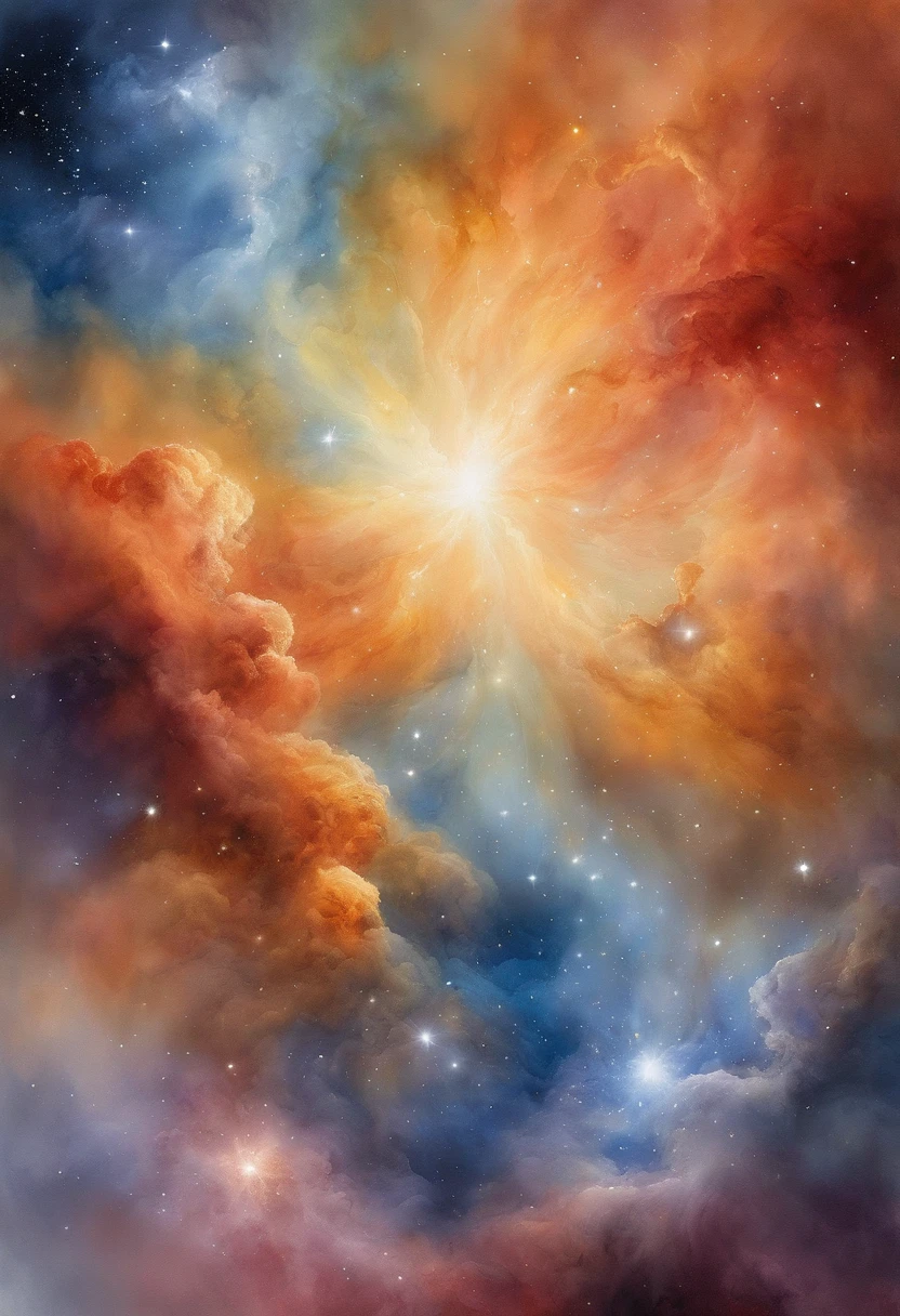 God, The omnipotent Creator of the universe, Greater than all galaxies, Graphical representation of a super-mega energy cloud in the middle of the ultra-detailed universe, ultrasharp, Ultra photo realsisim, Intricate, 32K, photorealism style