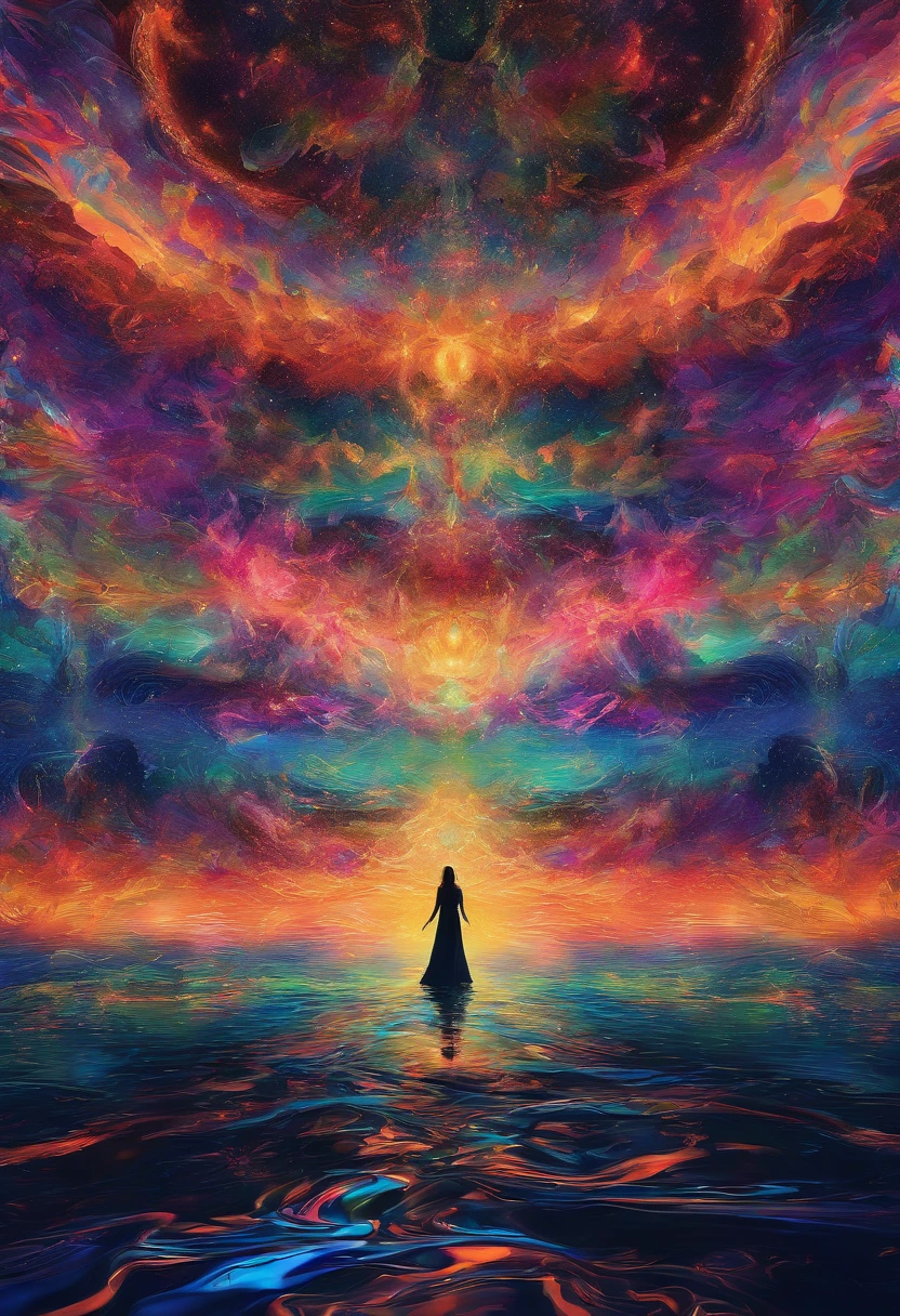 (Front focus),(In the dark:1.6),, (Masterpiece, Top quality, Best, offcial art, Beautiful and aesthetic:1.2),(Masterpiece, Top quality, Best quality, offcial art, Beautiful and aesthetic:1.2),(Masterpiece, Top quality, Best quality, offcial art, Beautiful and aesthetic:1.2), 1girll, Fault art, (Digital distortion), pixelated fragments, corrupted data,colorful noise, visual chaos,contemporary aesthetics